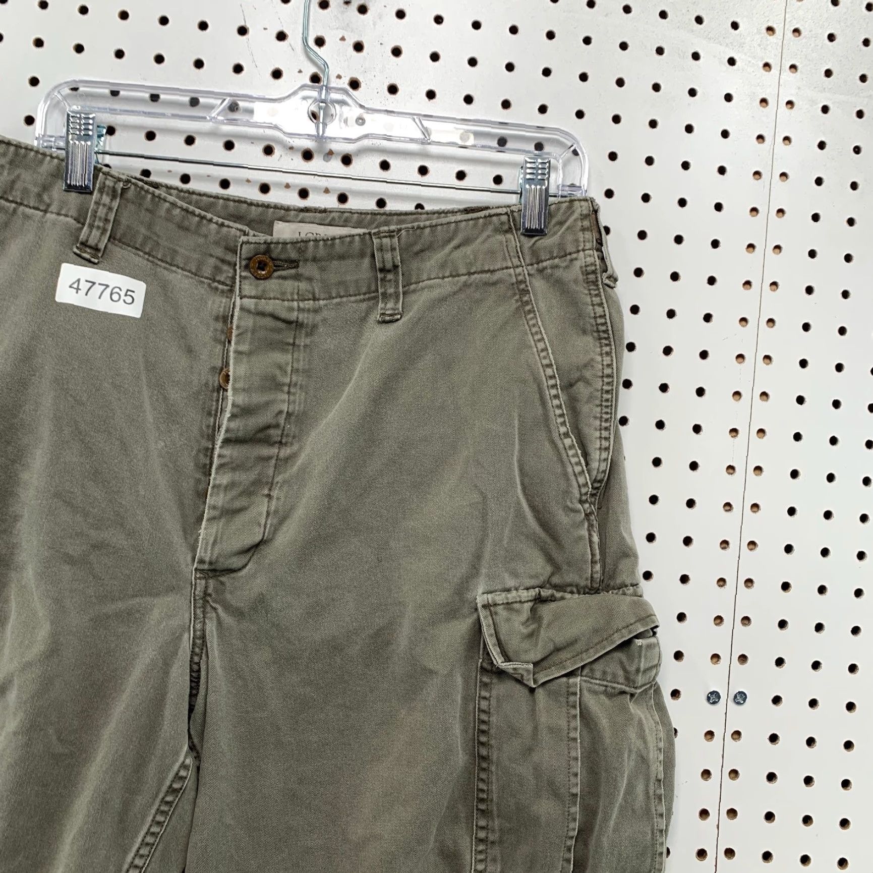 J.Crew J.CREW Military Cargo Shorts Mens 32x10 Green Distressed 100% Cotton Raw Hem - Cargo Shorts - Men - Green - 32x10 Size US 32 / EU 48 - 7 Thumbnail