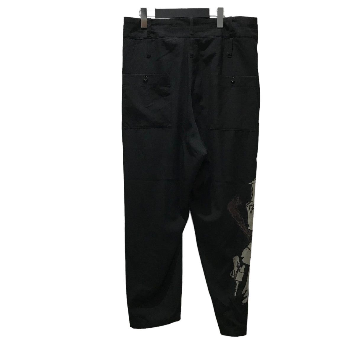 Yohji Yamamoto yohji yamamoto Wool Gabazine discharge pants HK-P35-132 Size US 33 - 2 Thumbnail