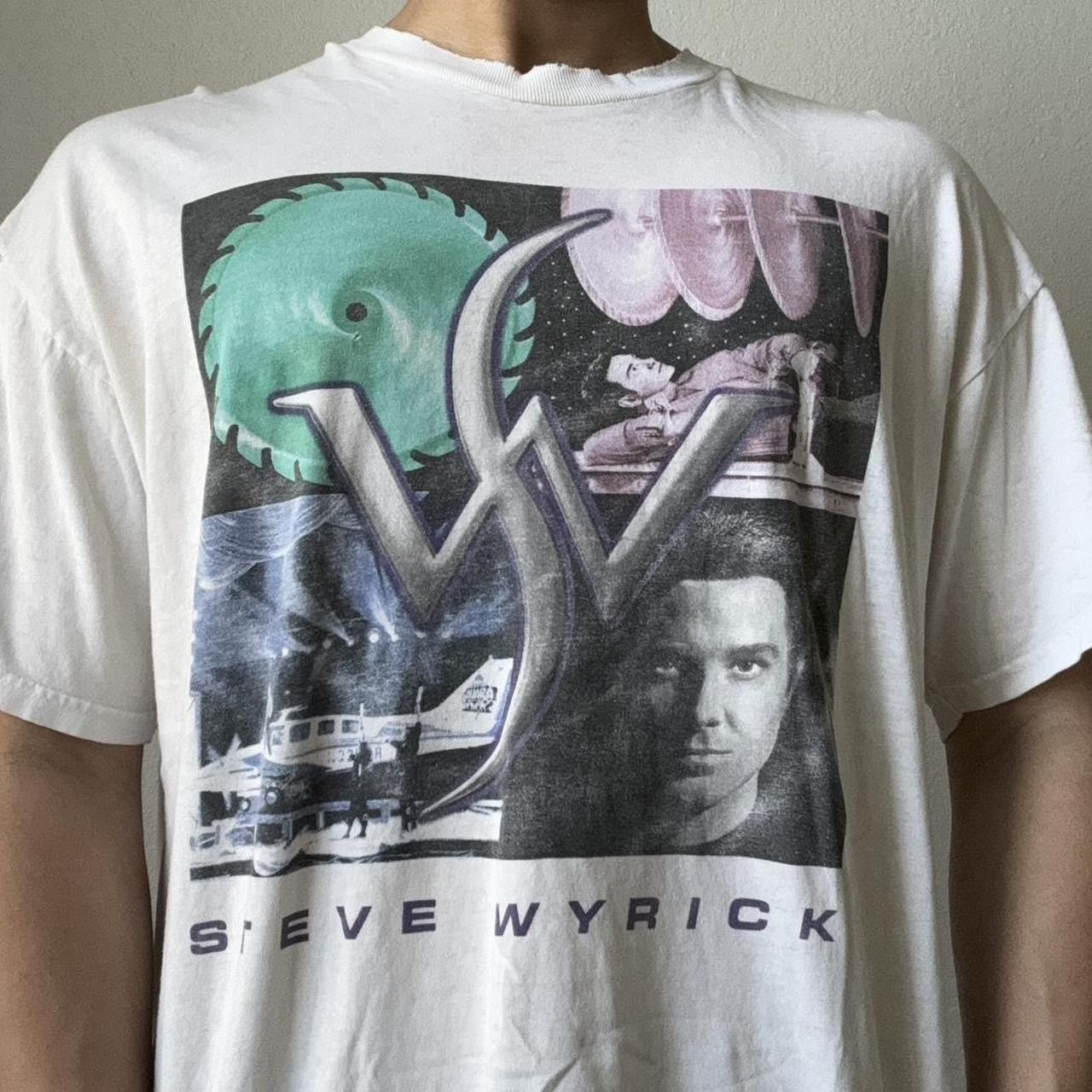 Vintage Vintage 2000s Steve Wyrick Illusionist Graphics White Tee Size US XL / EU 56 / 4 - 3 Thumbnail