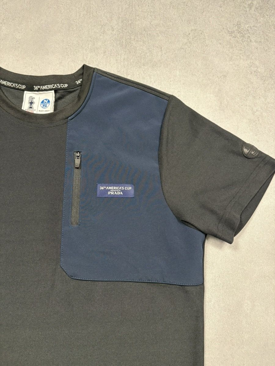 Prada Prada x North Sails 36th America’s Cup Technical Pocket Tee Size US S / EU 44-46 / 1 - 2 Thumbnail