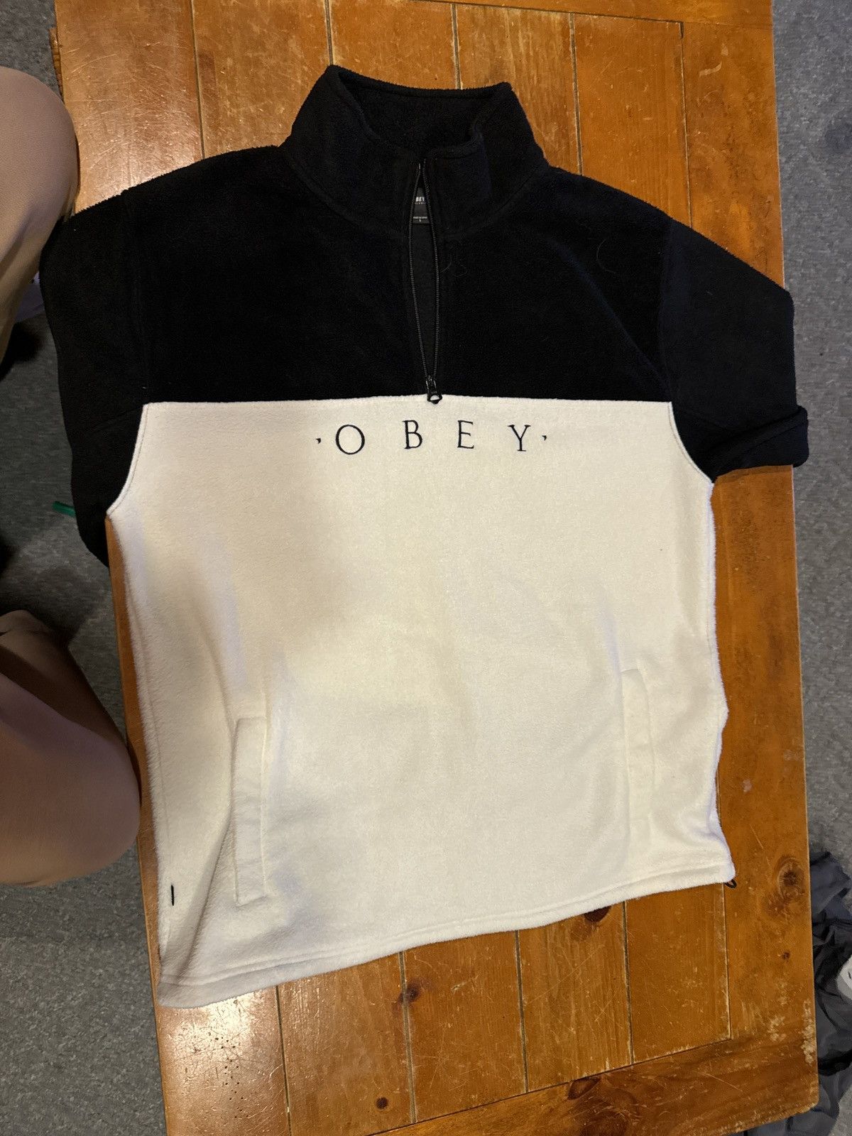 Obey obey fleece quarter zip Size US L / EU 52-54 / 3 - 1 Thumbnail
