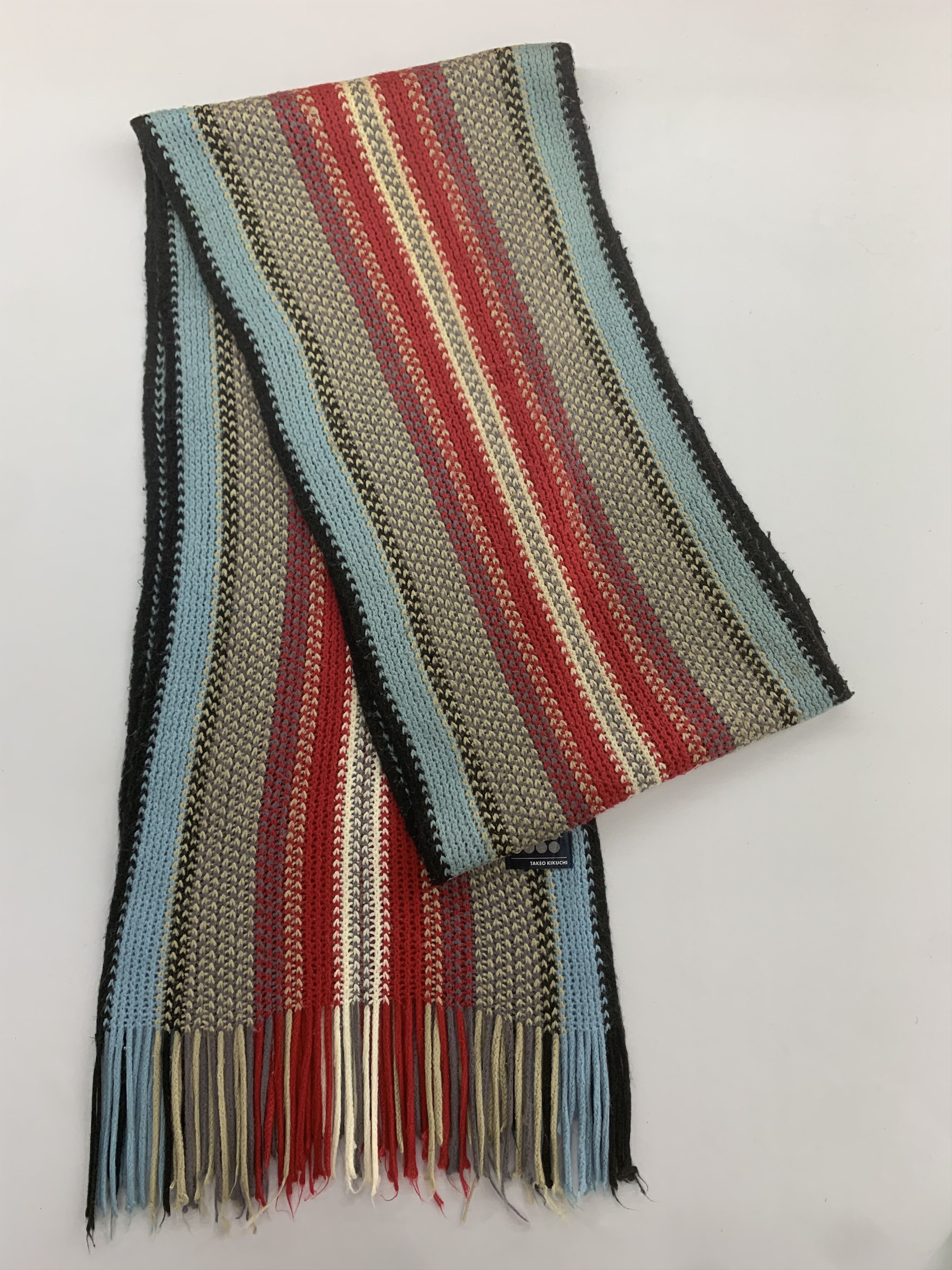 Takeo Kikuchi Takeo Kikuchi Scarf Wool Muffler Neck Wrap BL2073 Size ONE SIZE - 2 Thumbnail