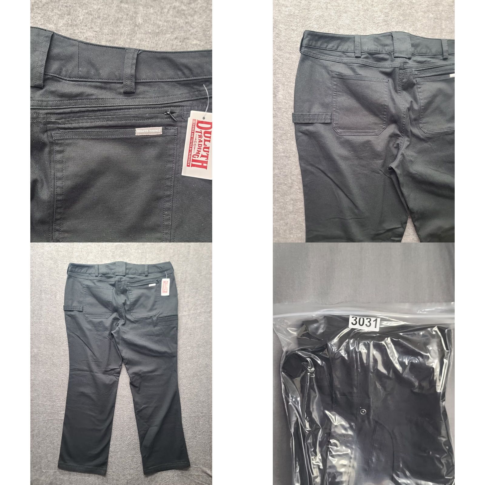 Vintage Duluth Pants Womens 18x31 Black DuluthFlex Fire Hose Bootcut Size 40" / US 18 - 9 Thumbnail