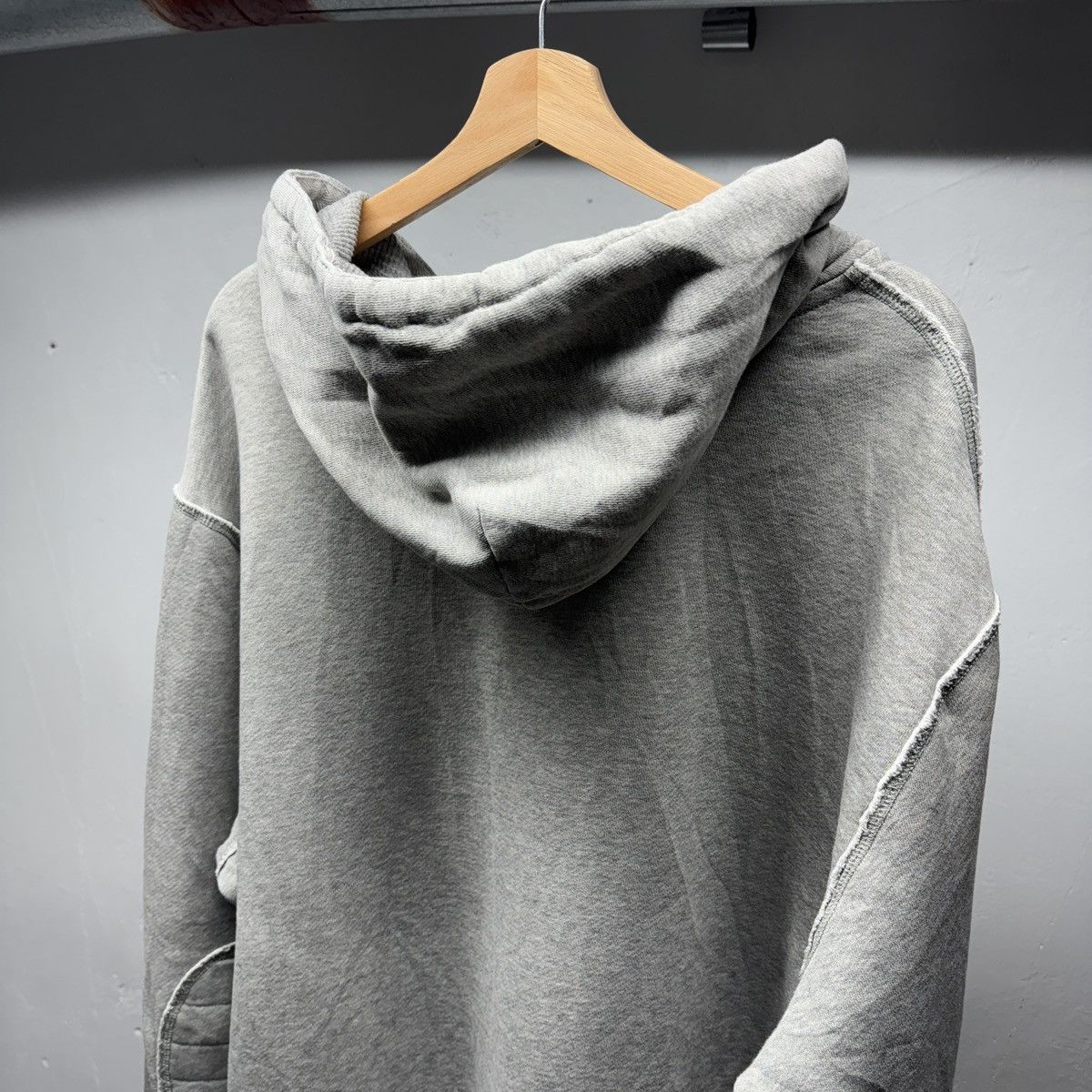 Polo Ralph Lauren Vintage Polo Henley Hoodie Thrashed Distressed Faded Grunge Size US XXL / EU 58 / 5 - 7 Thumbnail