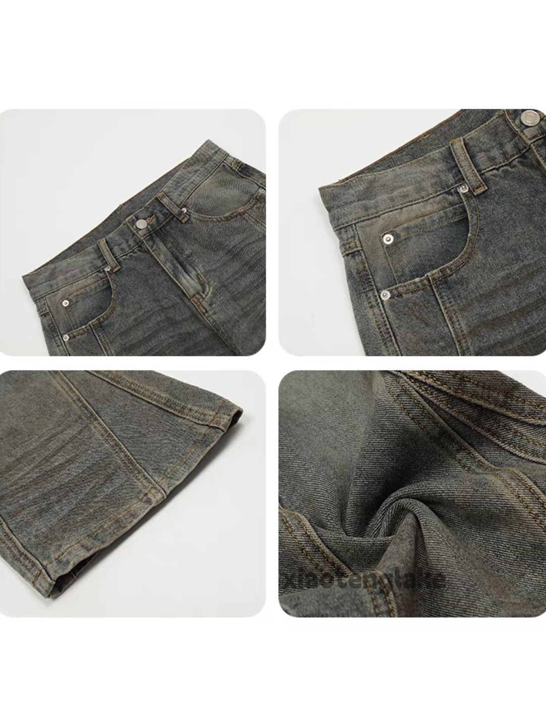 Jean × Vintage washed faded loose baggy stain rusty skate hiphop jeans Size US 28 / EU 44 - 9 Thumbnail