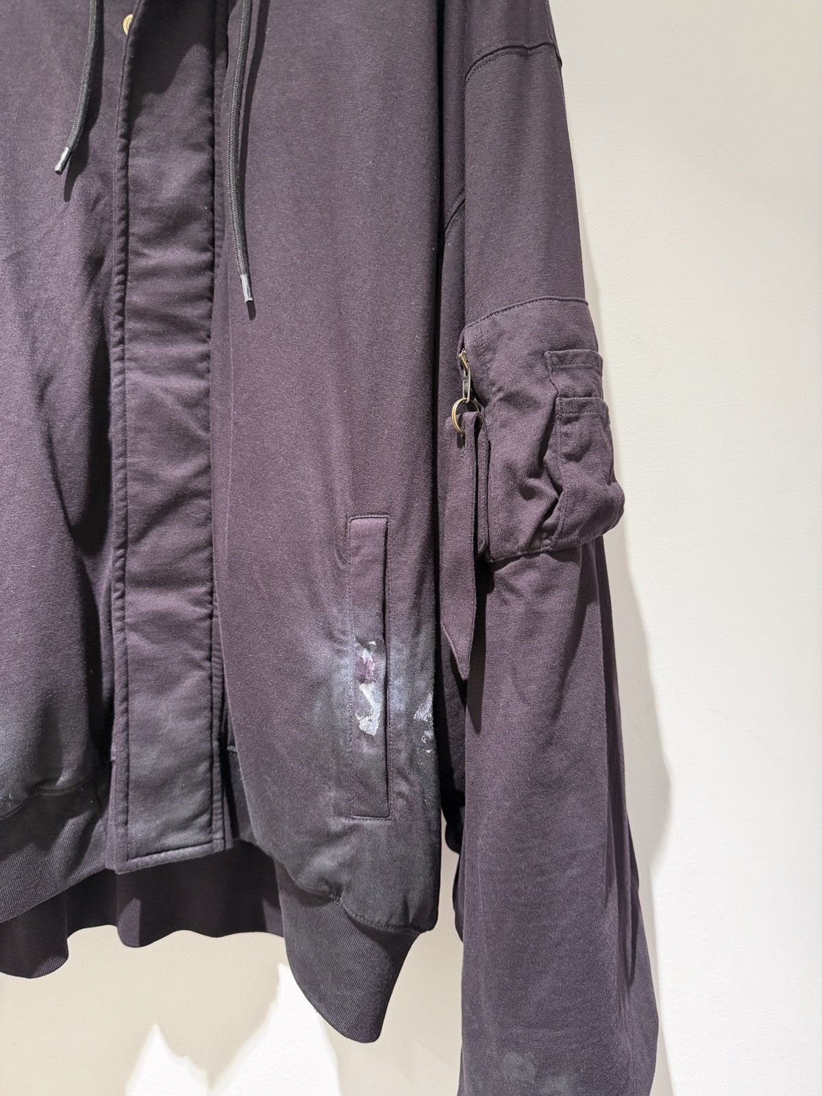 Balenciaga Balenciaga Metal Oversized Bomber Hoodie Size US M / EU 48-50 / 2 - 3 Thumbnail