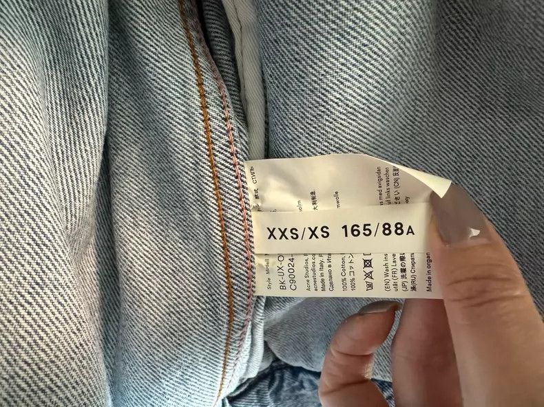 Acne Studios acne studios Blue denim coat Size US XS / EU 42 / 0 - 3 Thumbnail