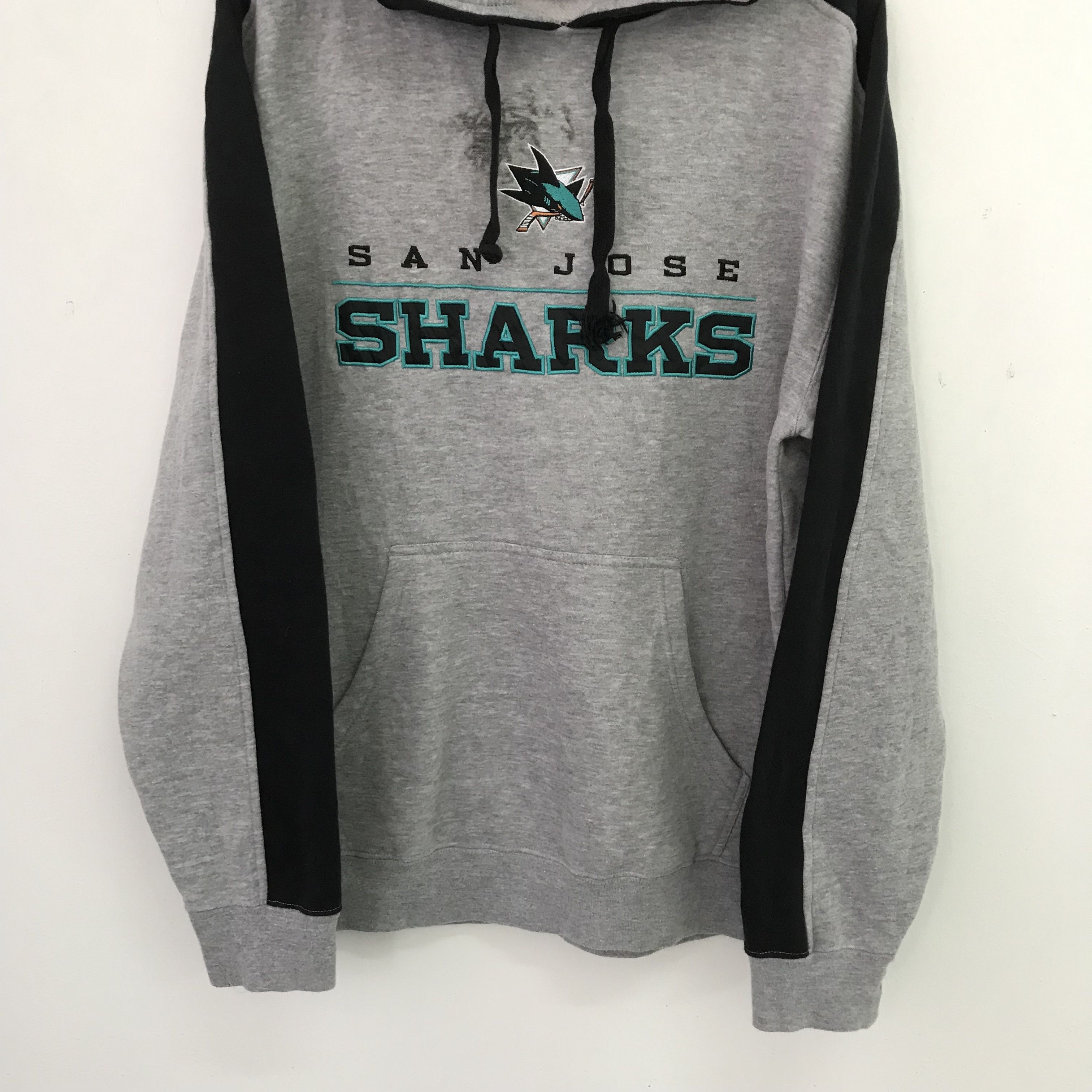 Vintage San Jose Sharks Gray Sweater - 522 Size US L / EU 52-54 / 3 - 6 Thumbnail