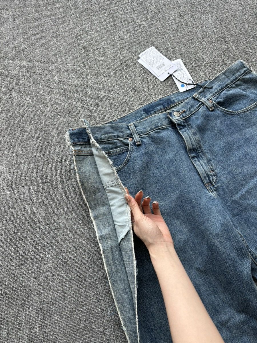 Prototypes PROTOTYPES fringe denim wide leg jeans Size US 30 / EU 46 - 4 Thumbnail