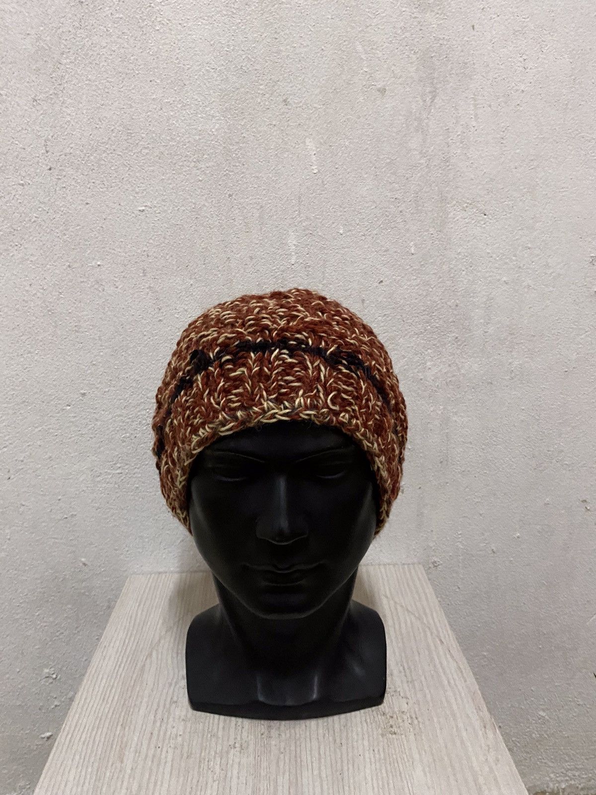 Japanese Brand Japanese Brand Crochet Beanie Hat Size ONE SIZE - 2 Thumbnail