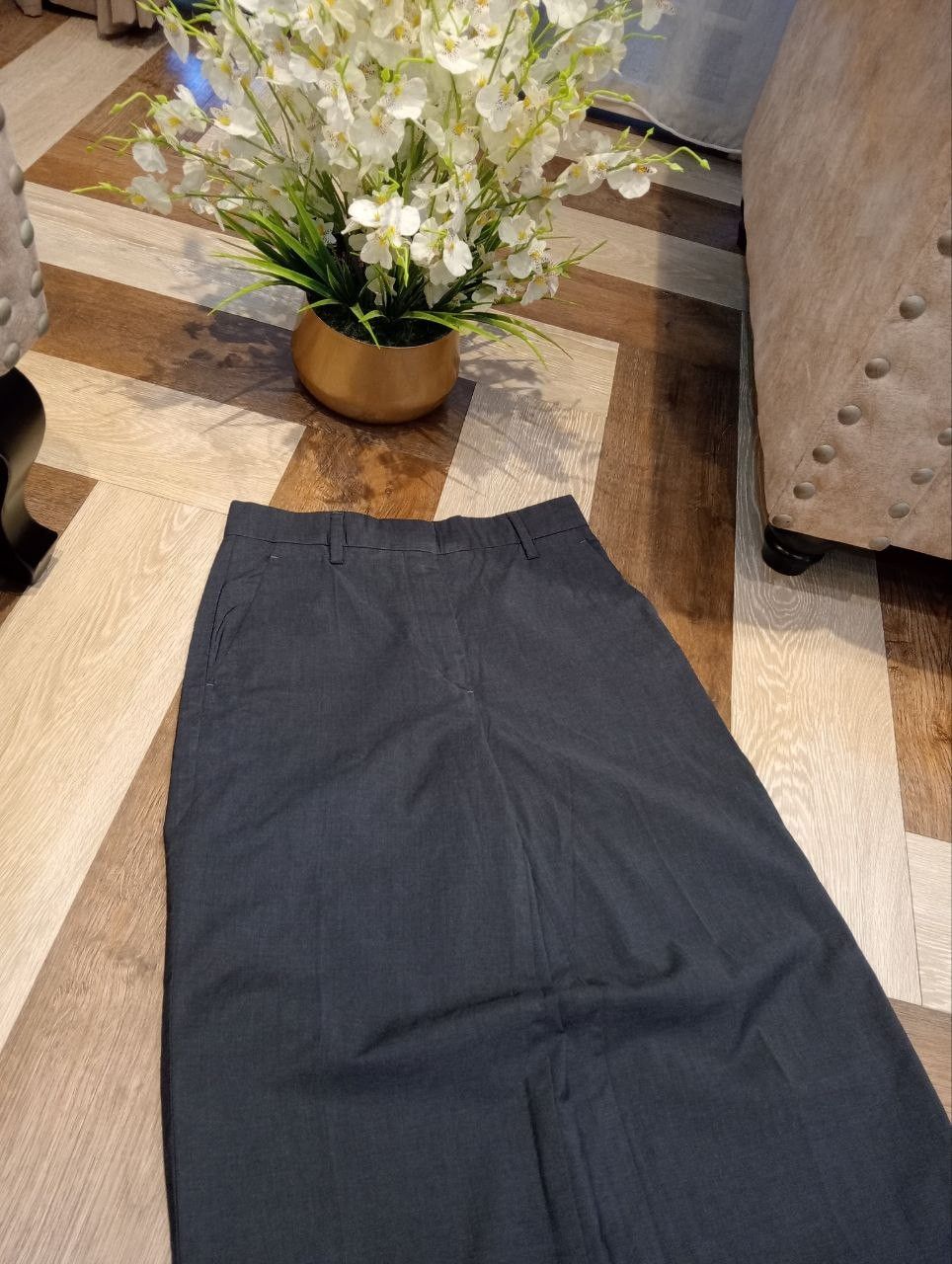 Prada LUXURY PRADA MILANO BAGGY WIDE LEG PANTS Size 25" / US 0 / IT 36 - 4 Thumbnail