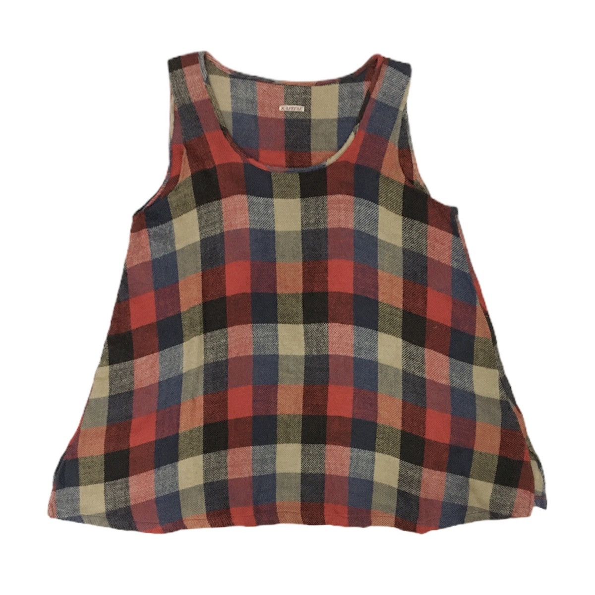 Kapital Kapital Plaid Check Sleeveless Cotton Shirt Size US M / EU 48-50 / 2 - 3 Thumbnail