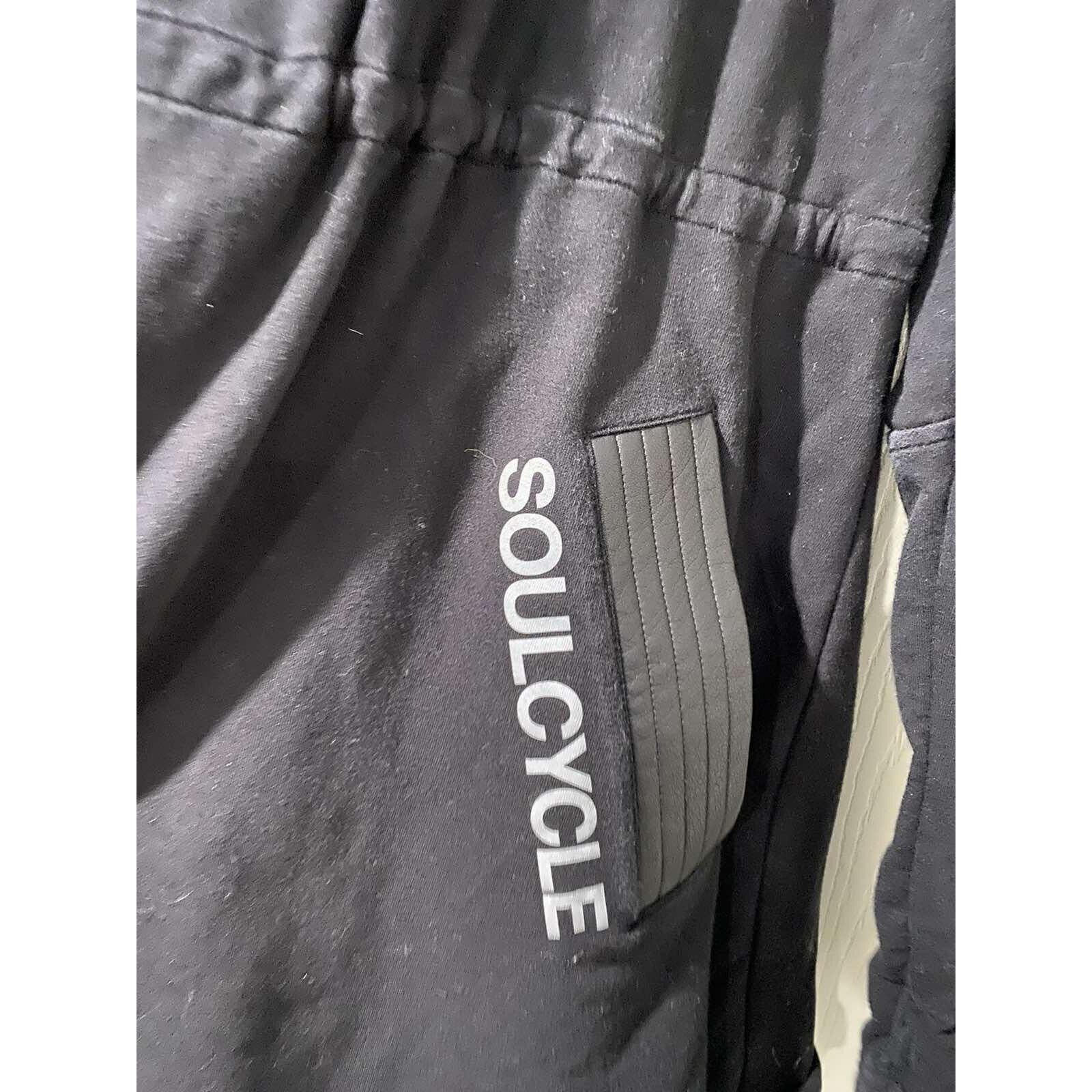 & Other Stories SoulCycle Black Hoodie With Leather Arms Size Medium A001510 Size M / US 6-8 / IT 42-44 - 5 Thumbnail