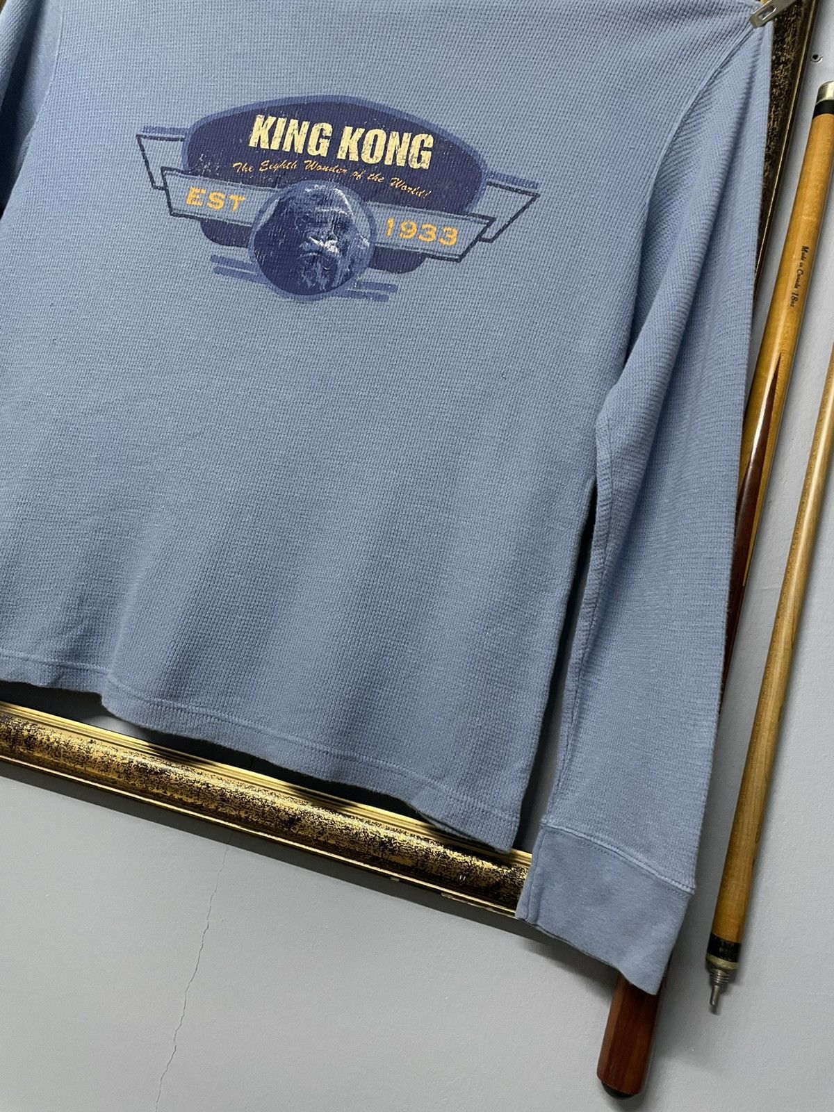Vintage Vintage Y2K King Kong The Movier Thermal Distressed Tee Size US L / EU 52-54 / 3 - 6 Thumbnail