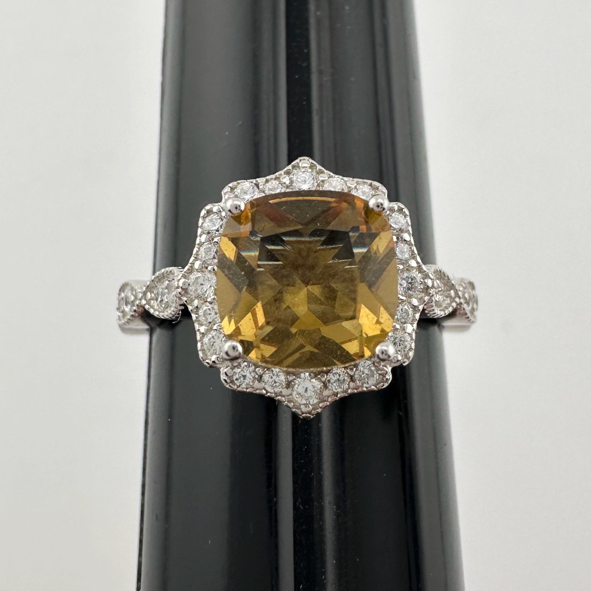 Other Pretty and Petite Antique Style Lab Created Sultanite Ring S Size ONE SIZE - 15 Thumbnail