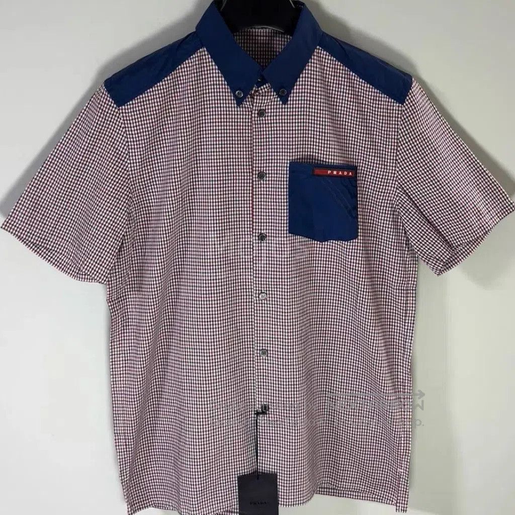 Prada Sz38 Prada Nylon Patches Joint Shirt. Size US M / EU 48-50 / 2 - 1 Thumbnail