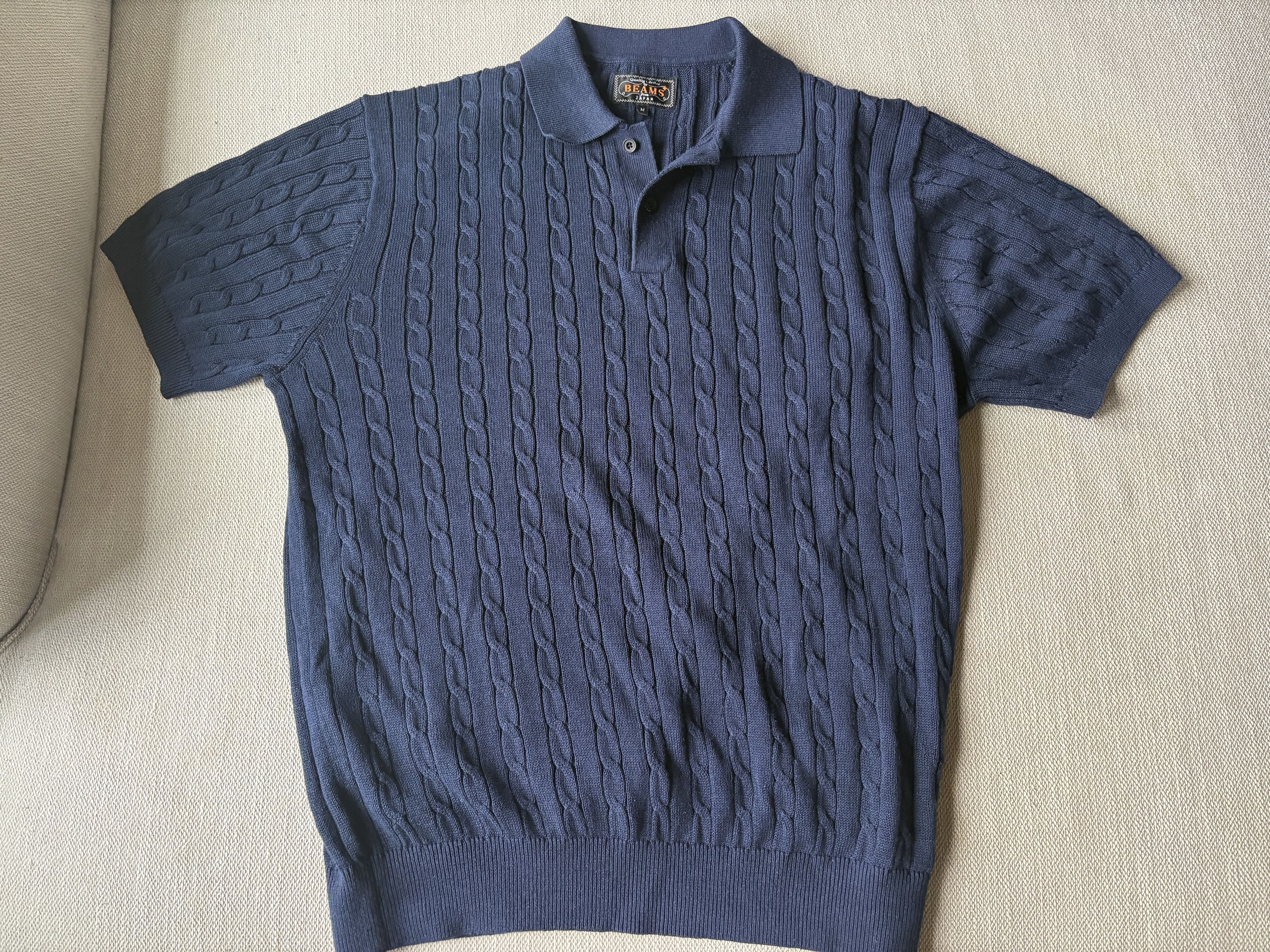 Beams Japan Beams Knit Polo Size US M / EU 48-50 / 2 - 2 Thumbnail