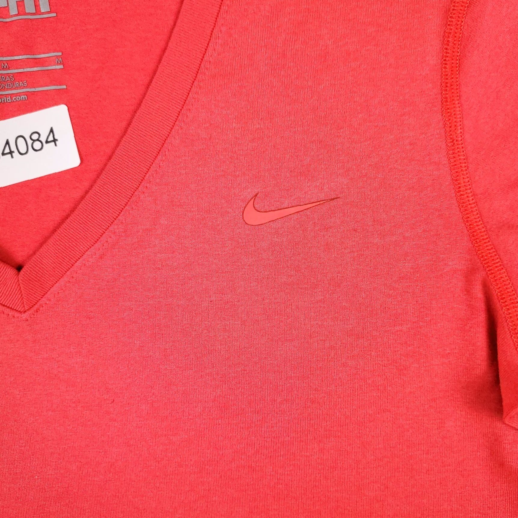 Nike Nike T Shirt Womens Size Medium Pink V Neck Swoosh Short Sleeve Ladies - Nike Shirt Womens Medium Pink V-Neck Short Sleeve Logo Basic casual wear Size M / US 6-8 / IT 42-44 - 2 Thumbnail