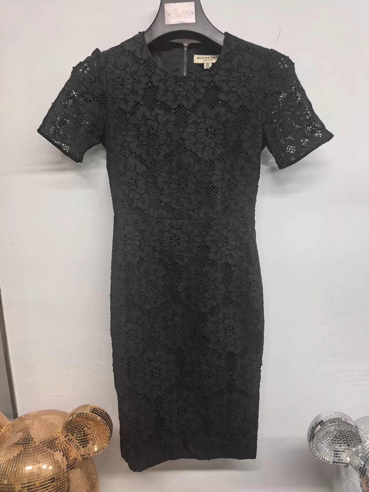 Burberry Black Lace Dress by Burberry Size M / US 6-8 / IT 42-44 - 1 Thumbnail