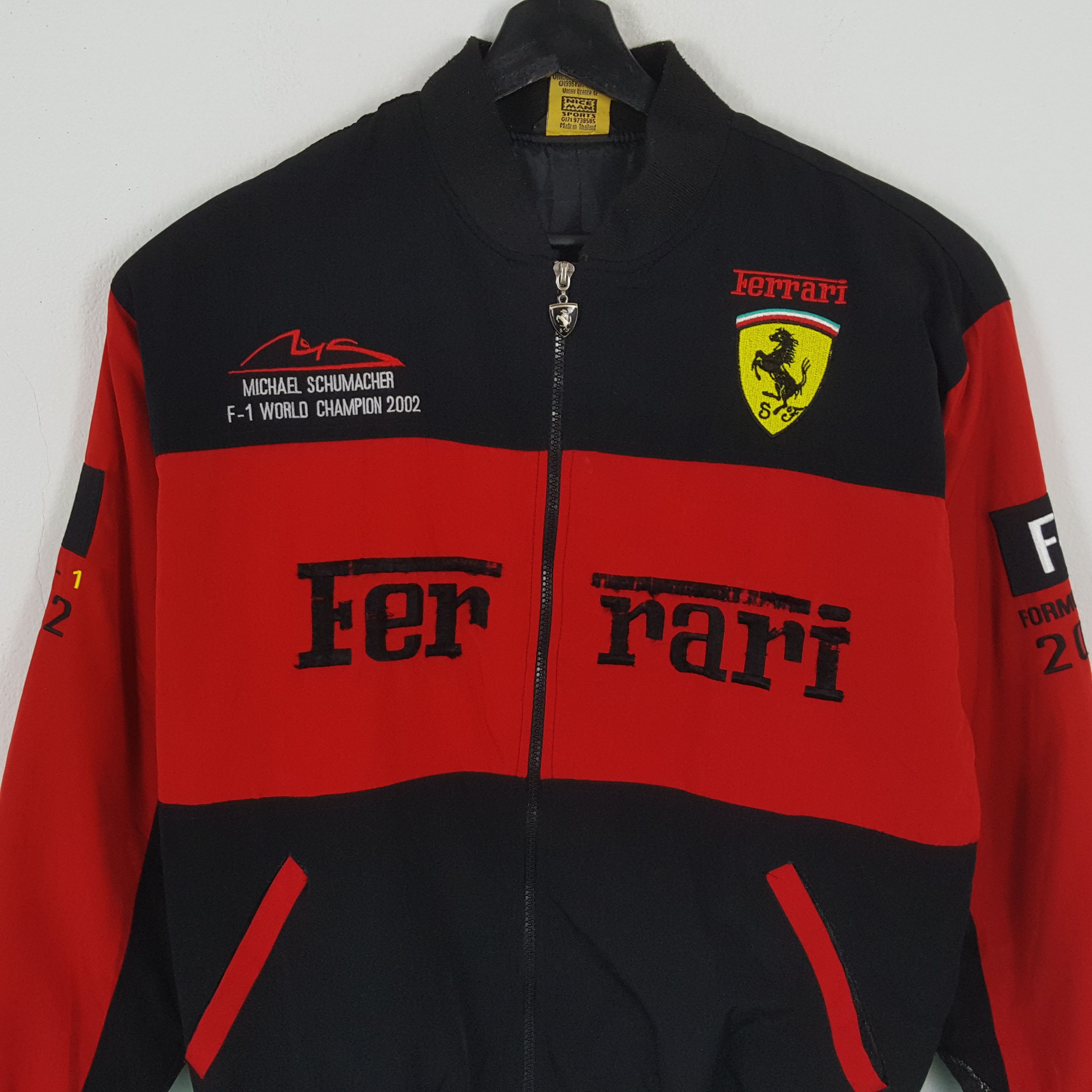 Ferrari × Vintage FERRARI MICHAEL SHUMACHER F1 World Champion Jacket Size US L / EU 52-54 / 3 - 4 Thumbnail