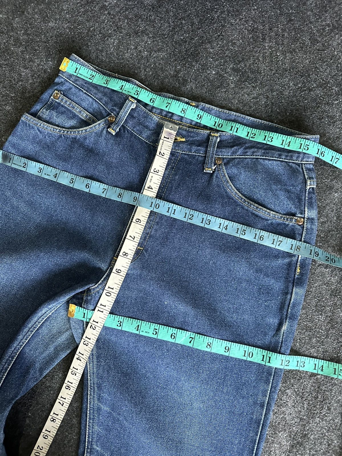 Lee Lee Vintage Blue Washed Japan Denim D122 Size US 32 / EU 48 - 6 Thumbnail
