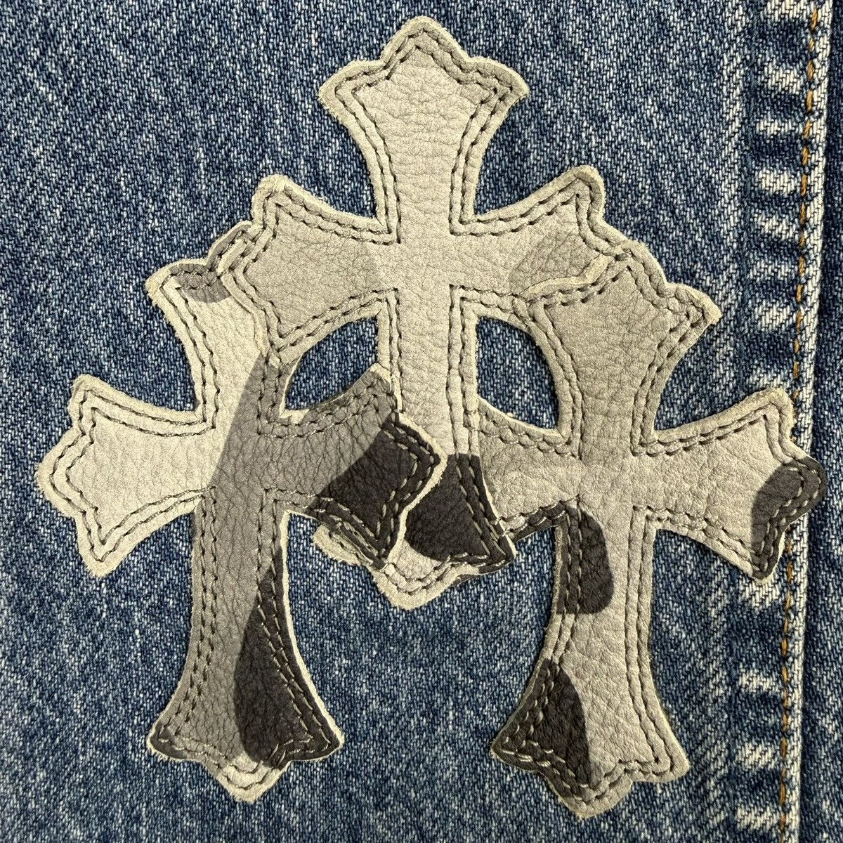 Chrome Hearts Chrome Hearts Levi‘s Denim Pants Snow Camouflage Cross Patch Size US 29 - 3 Thumbnail