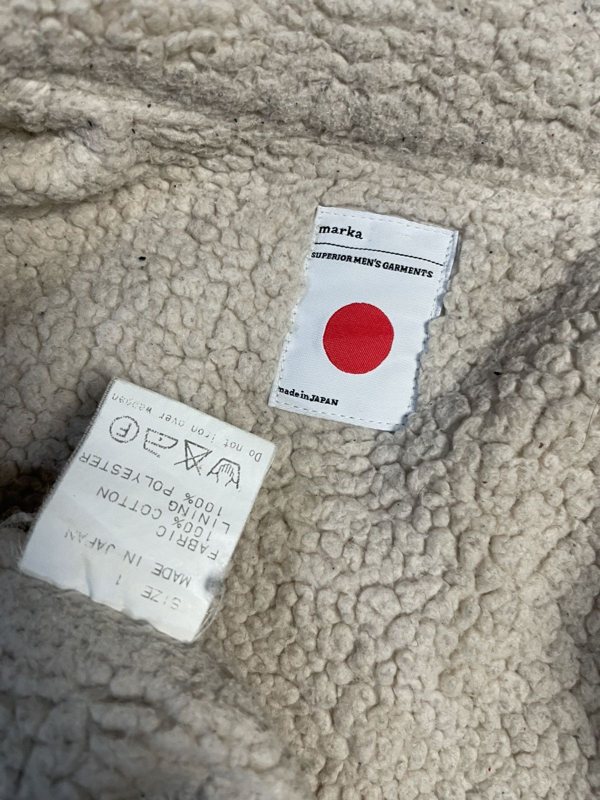 Japanese Brand ‼️ICONIC‼️ John Lennon Reinhardt OG Sherpa Jacket By Marka Size US S / EU 44-46 / 1 - 7 Thumbnail