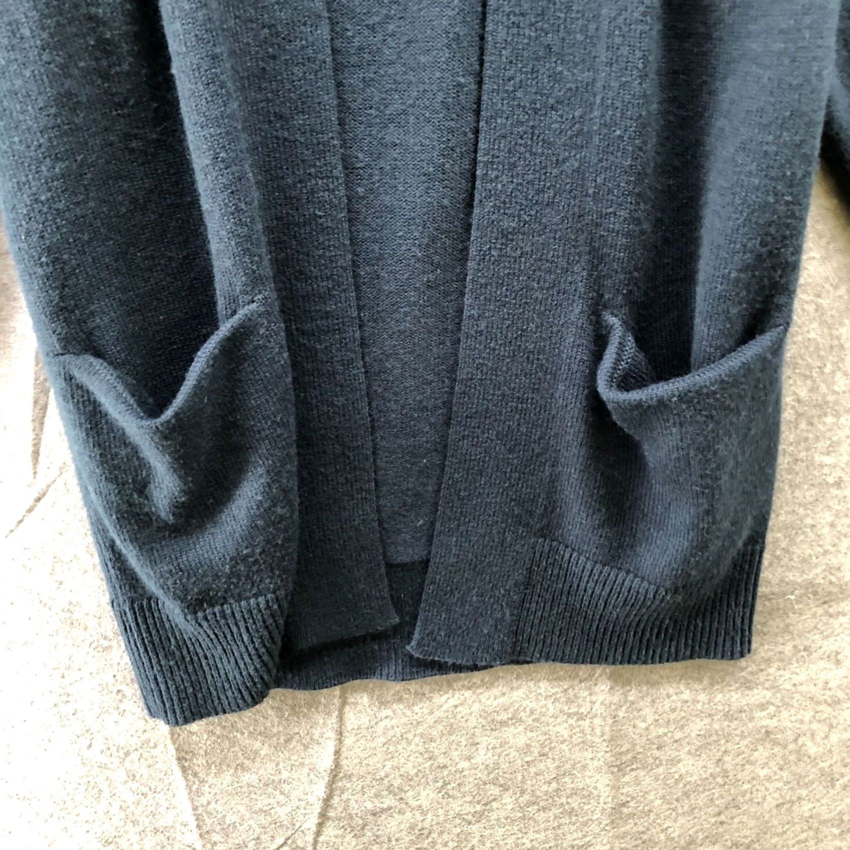 Banana Republic Banana Republic Cardigan Open Front Womens XS Blue Dark Teal Stretch Knit Size XS / US 0-2 / IT 36-38 - 4 Thumbnail