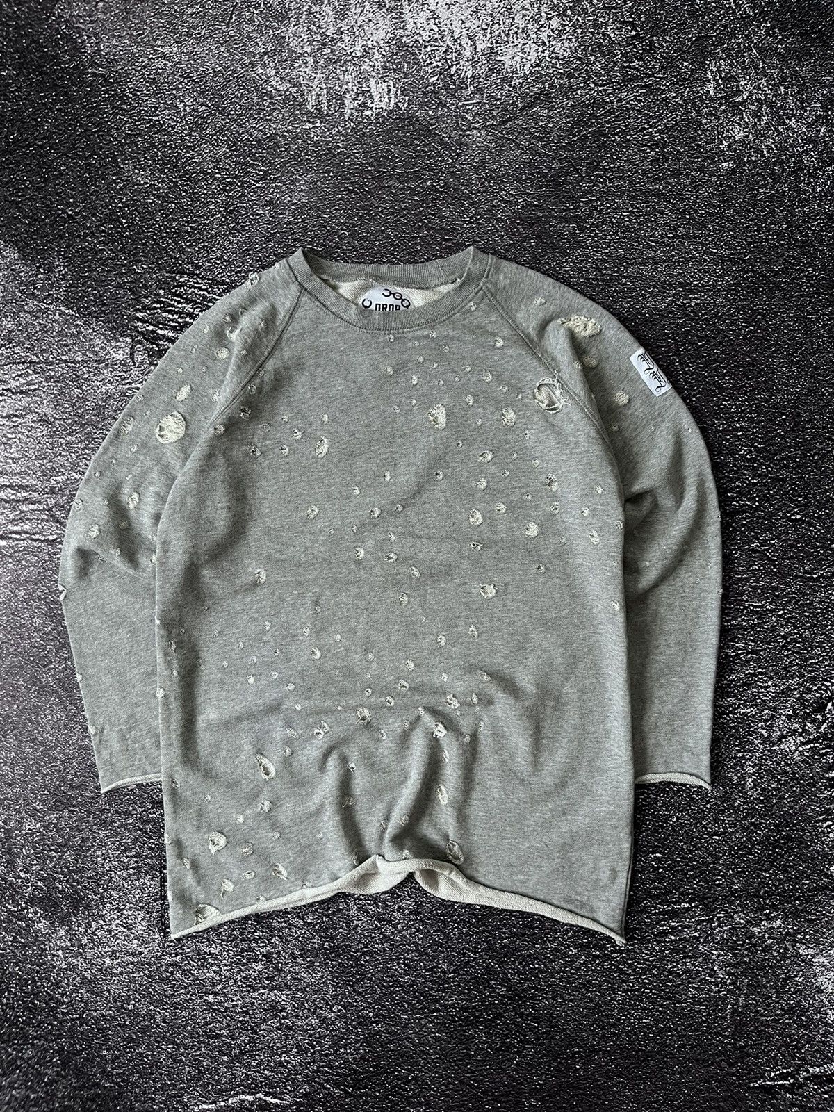 Drop Dead Clothing Vintage Drop Dead Distressed Grey sweatshirt Size US XS / EU 42 / 0 - 1 Thumbnail