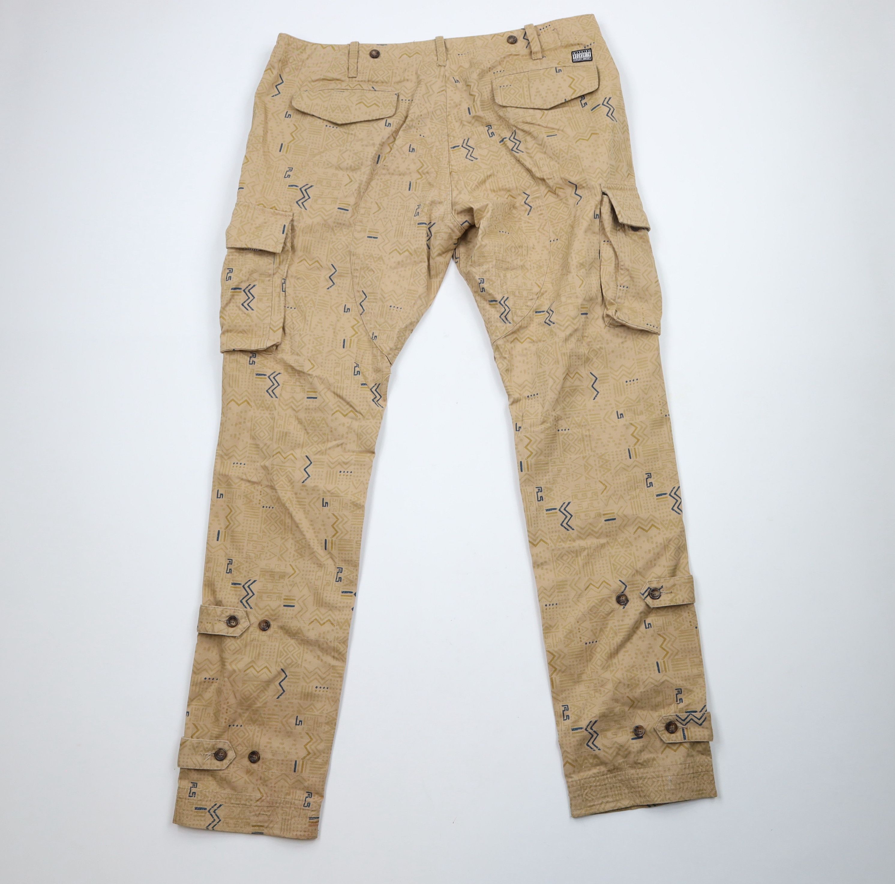Vintage Rocksmith Strap Skateboard Cargo Pants Beige Size US 38 / EU 54 - 9 Thumbnail