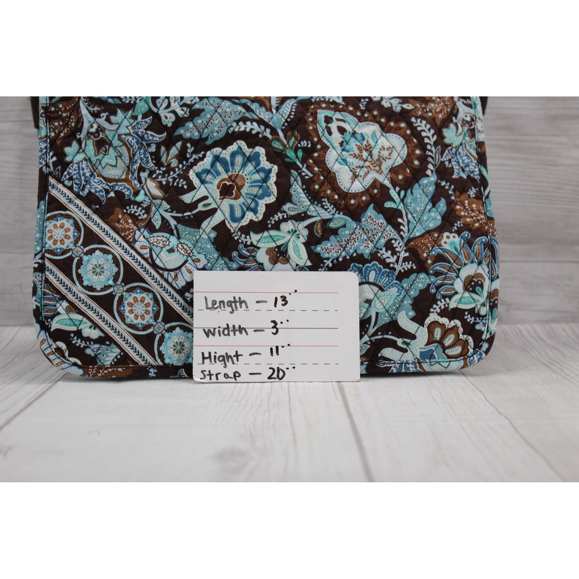 Other Vera Bradley Paisley Print Quilted Flap Messenger Bag Size ONE SIZE - 8 Thumbnail