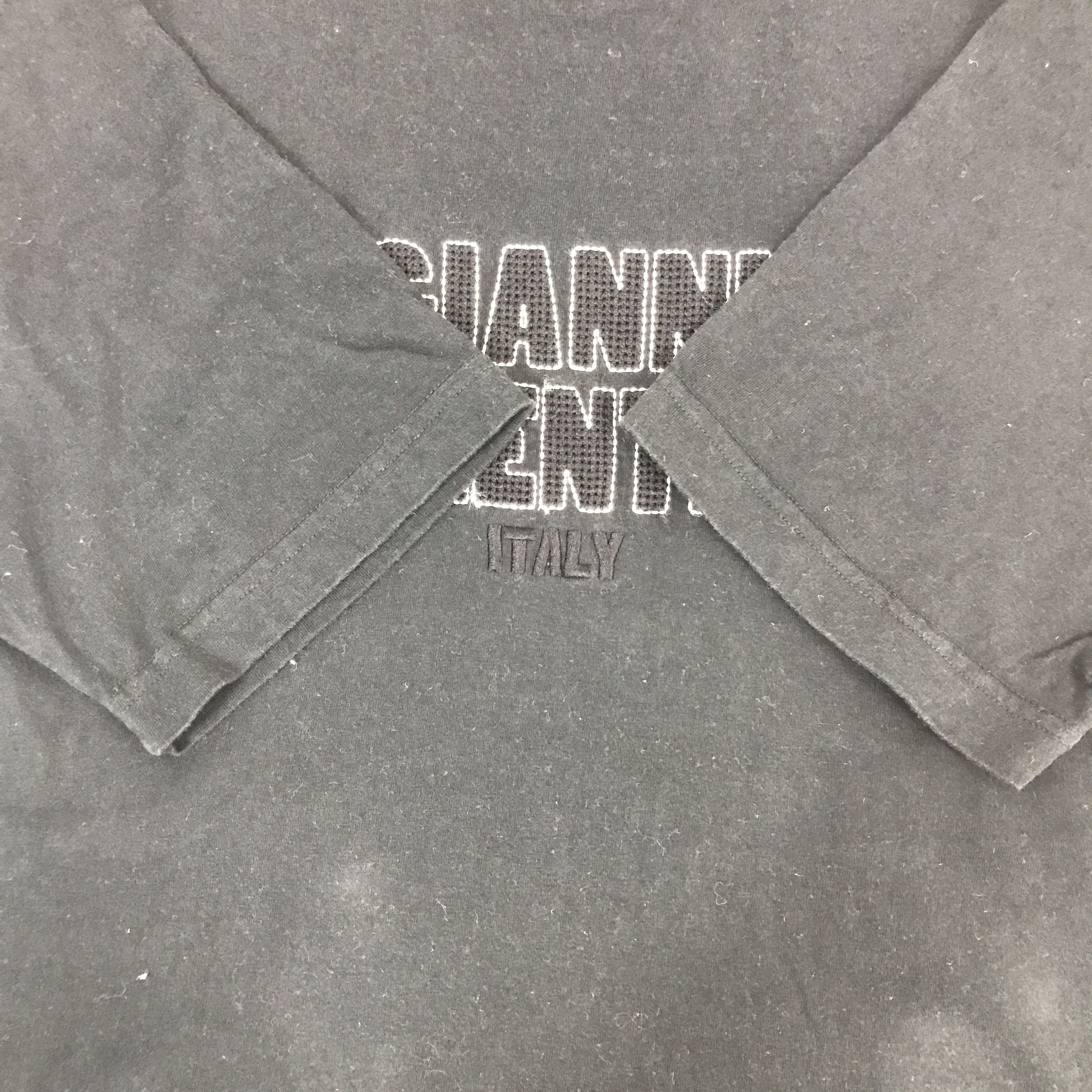 Gianni Valentino Vintage Gianni Valentino Embroidery Black T-Shirt Size US L / EU 52-54 / 3 - 5 Thumbnail