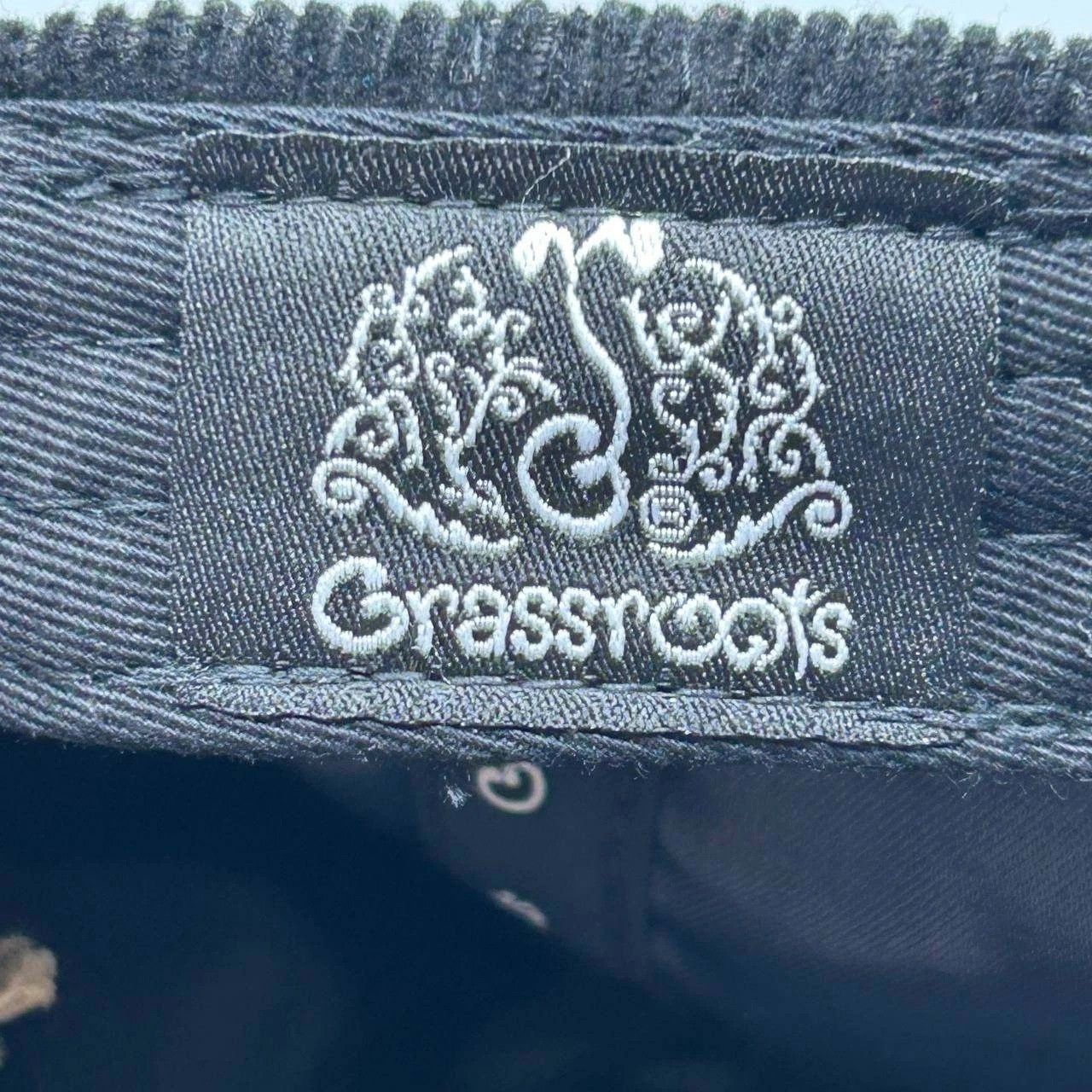 Grassroots California Grassroots Hat Men Black Corduroy Strap Back Cotton Satin Size ONE SIZE - 6 Thumbnail