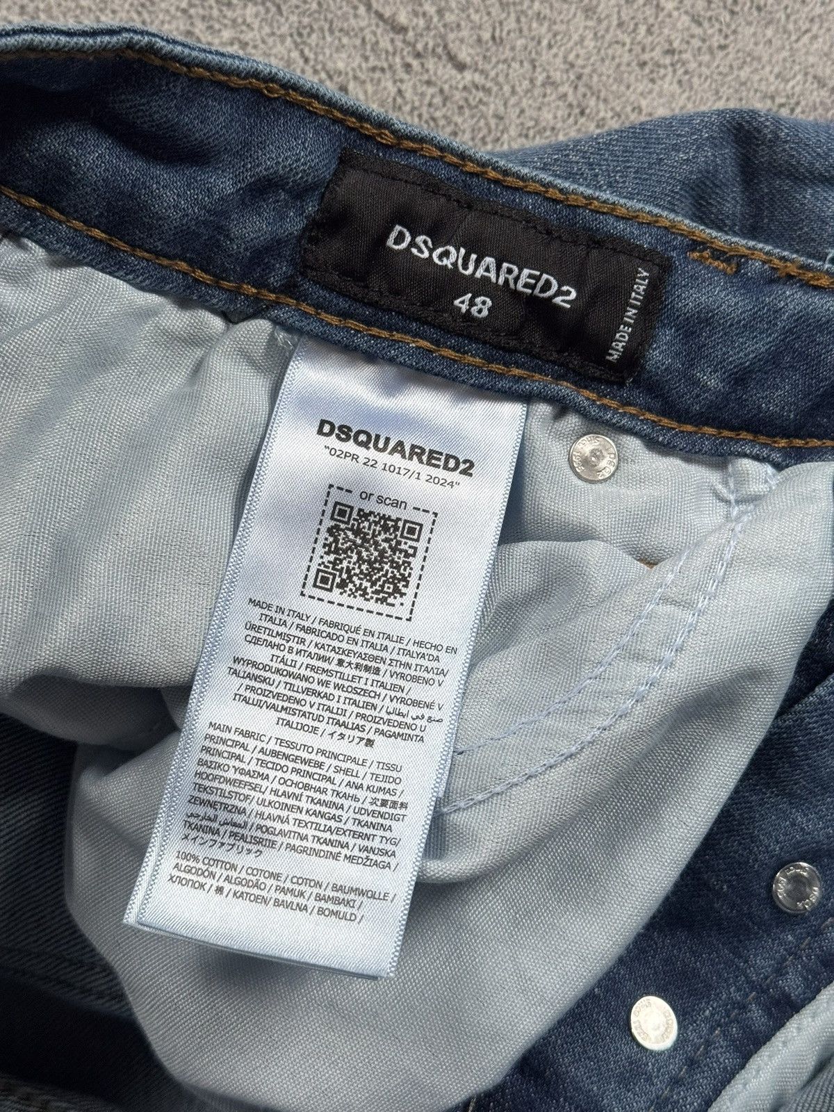 Dsquared2 Dsquared2 48size distressed denim pants trousers jeans Y2K Size US 34 / EU 50 - 7 Thumbnail