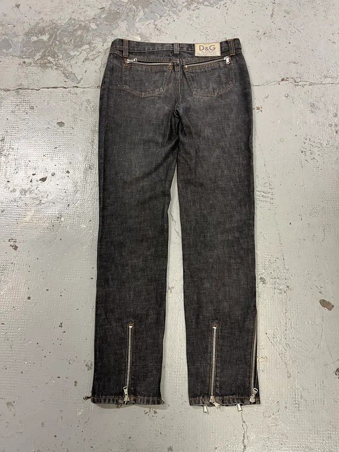 Dolce & Gabbana AW2003 Dolce & Gabbana Multi Zips Grey Jeans Size 27" / US 4 / IT 40 - 9 Thumbnail