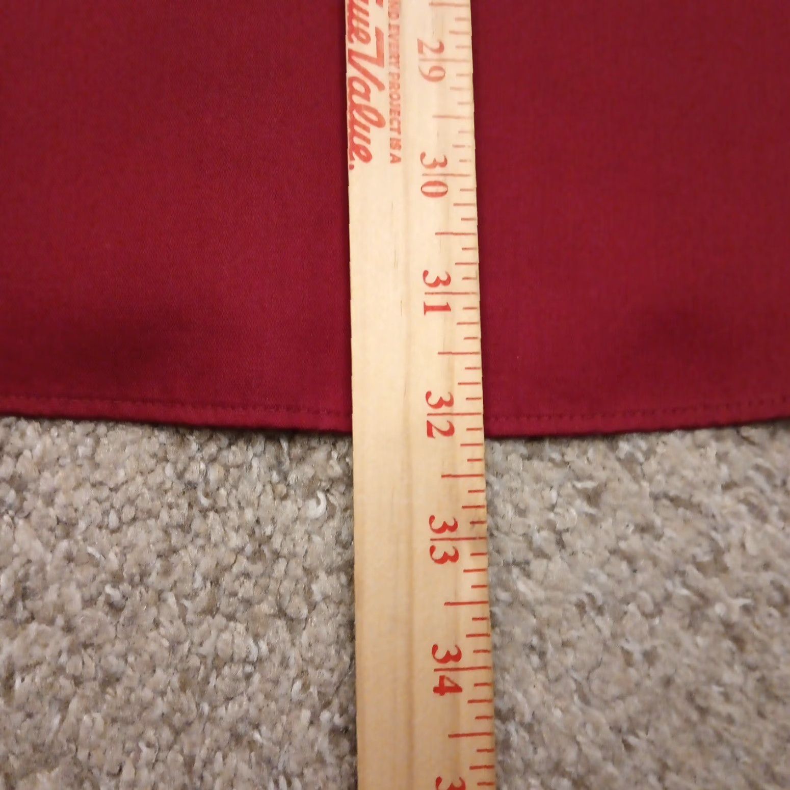 Van Heusen Van Heusen Shirt Mens Medium Red Striped Long Sleeve Button Up Cotton Blend Size US M / EU 48-50 / 2 - 7 Thumbnail