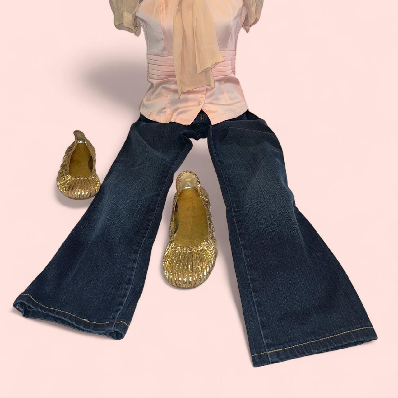 RED Valentino Red Valentino Garavani Vintage Bow Embellished Pocket Jeans Size 28" / US 6 / IT 42 - 8 Thumbnail