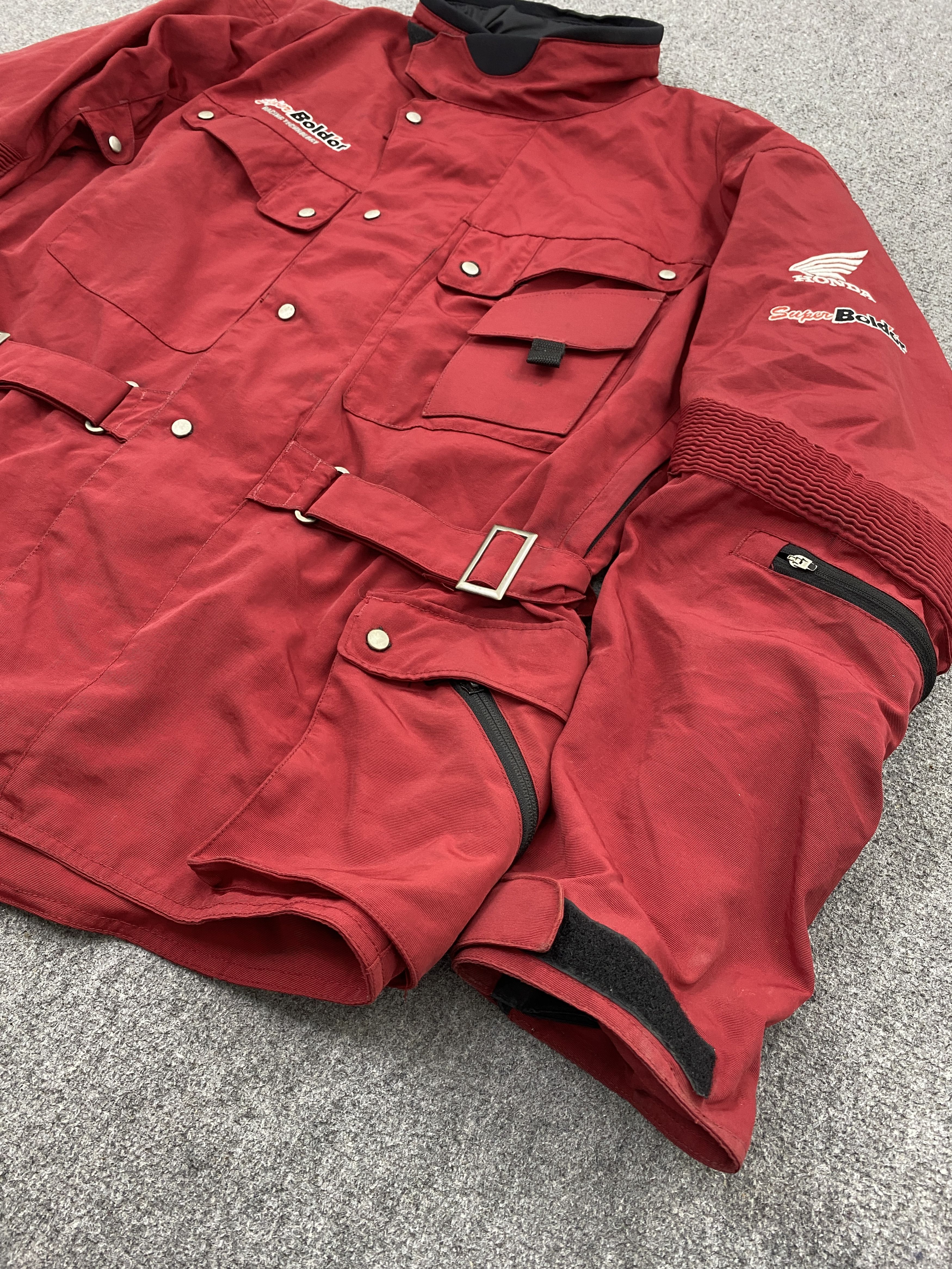 Honda Vintage Honda Super Boldor Motorcycle Jacket MJ0093Z Size US XL / EU 56 / 4 - 7 Thumbnail