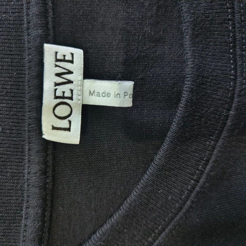 Loewe Loewe Black embroidered logo short sleeves Size US M / EU 48-50 / 2 - 3 Thumbnail