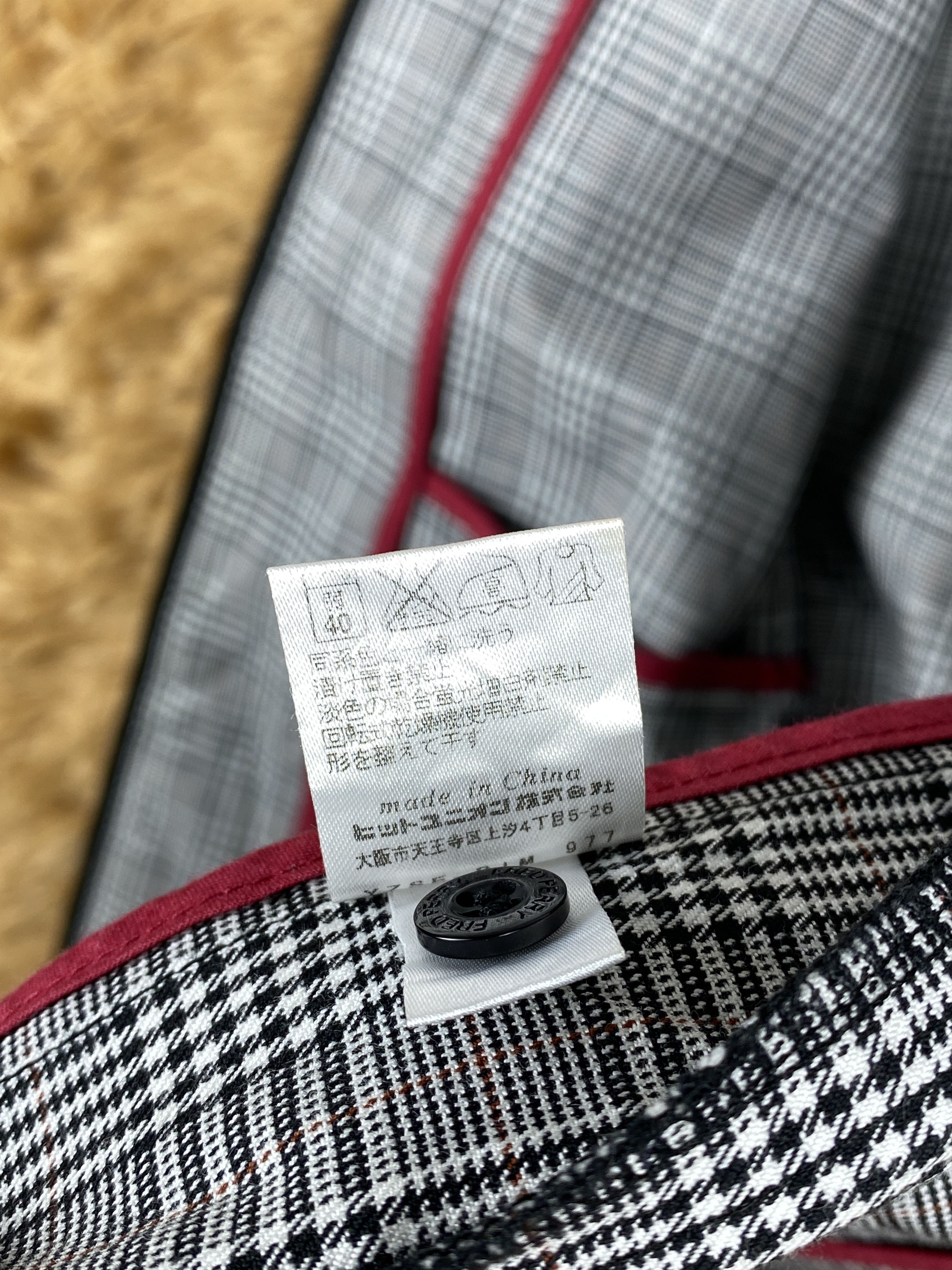 Fred Perry Vintage Fred Perry Skinhead Checkered Jacket J1707 Size US S / EU 44-46 / 1 - 8 Thumbnail