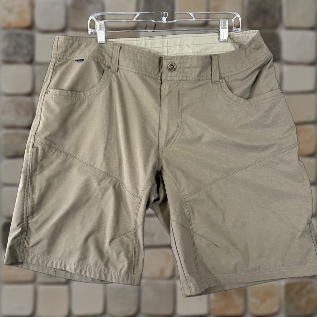 Vintage Kuhl Silencr Cargo Shorts Mens 40 Khaki Beige Outdoor Ripstop Pockets Casual Travel Size US 40 / EU 56 - 1 Thumbnail