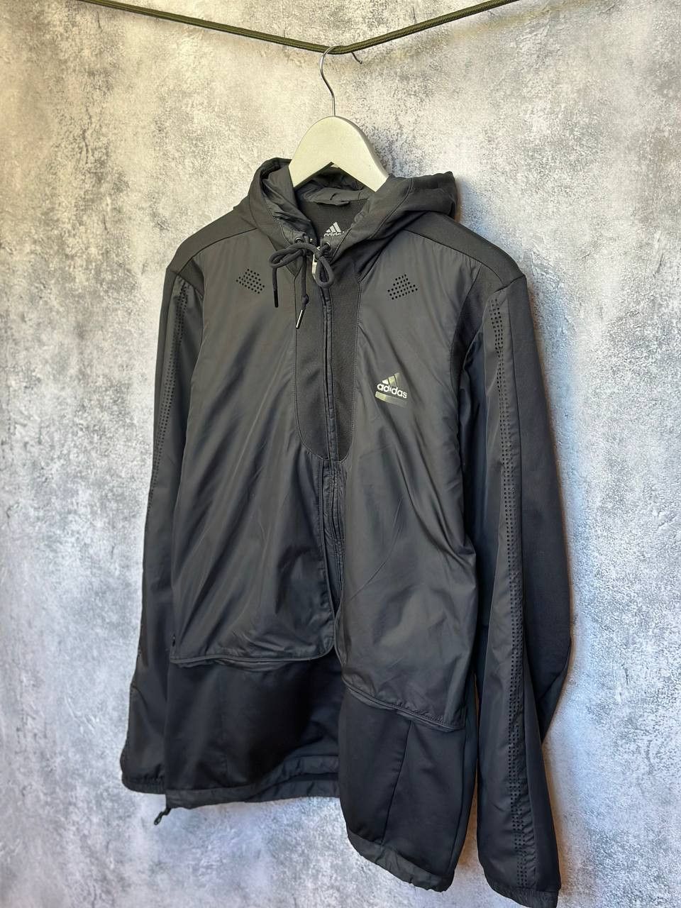 Adidas × Vintage Adidas Techfit Windbreacker Jacket Long Sleeve AGC003 Size US M / EU 48-50 / 2 - 1 Thumbnail