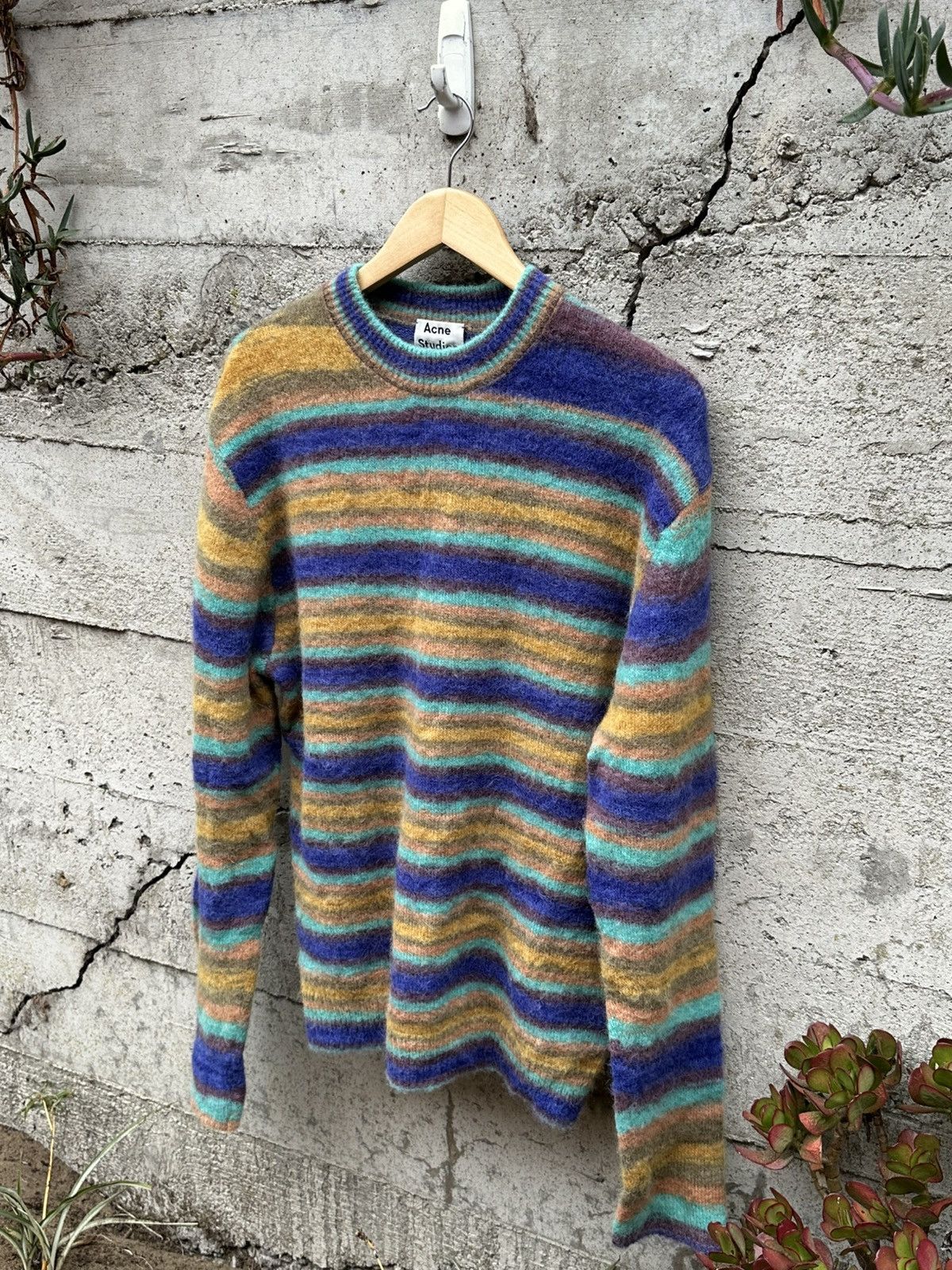 Acne Studios RARE GRAIL Acne Studios multi stripe mohair sweater Size US M / EU 48-50 / 2 - 1 Thumbnail