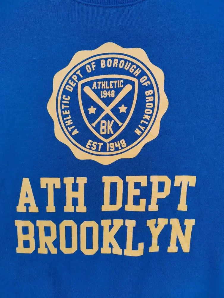 Brooklyn Clothing Rare!!! Ath Dept Brooklyn Big Logo Sweatshirt Size US L / EU 52-54 / 3 - 7 Thumbnail
