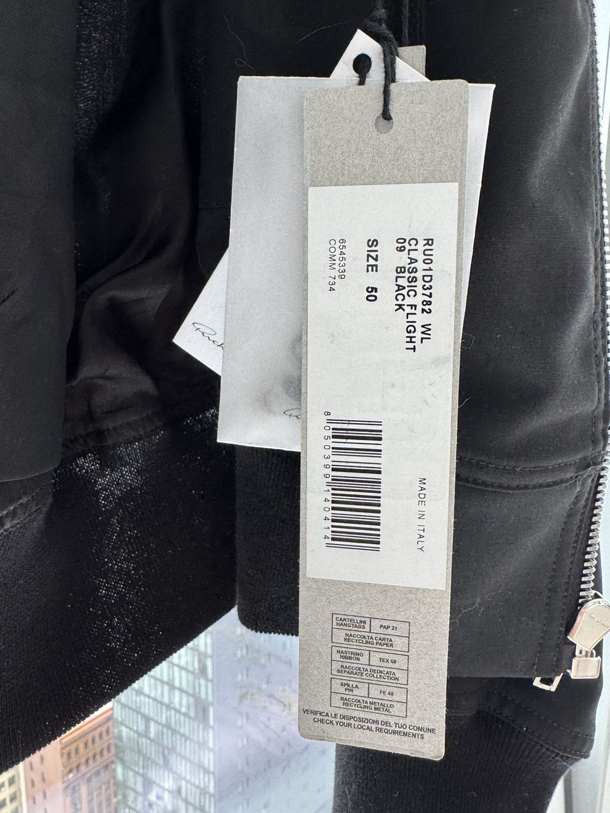 Rick Owens Rick Owens Black Classic Flight Bomber Jacket Size US M / EU 48-50 / 2 - 3 Thumbnail