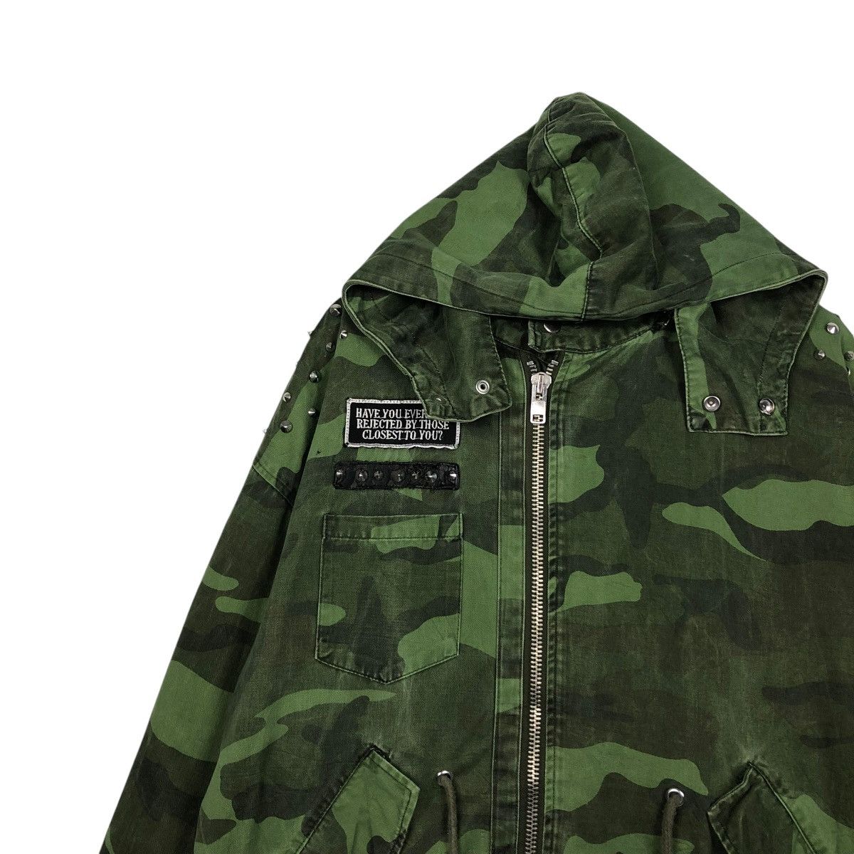 Hysteric Glamour 🔥VINTAGE MIKITARY CAMOUFLAGE PARKA JACKET BIG LOGO DESIGN Size US M / EU 48-50 / 2 - 8 Thumbnail