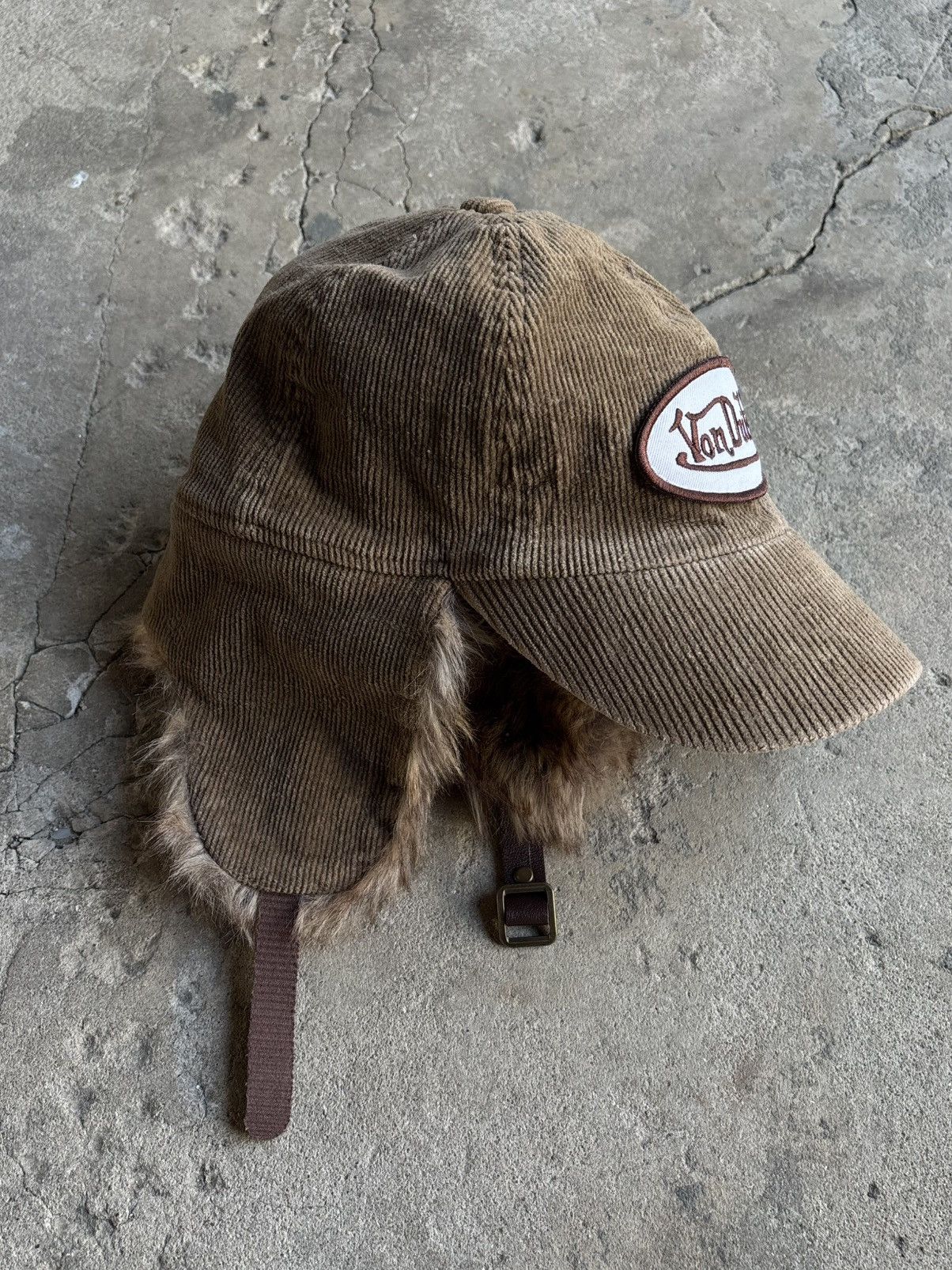 Von Dutch Rare!! Von Dutch Corduroy Trapper Hat Size ONE SIZE - 5 Thumbnail