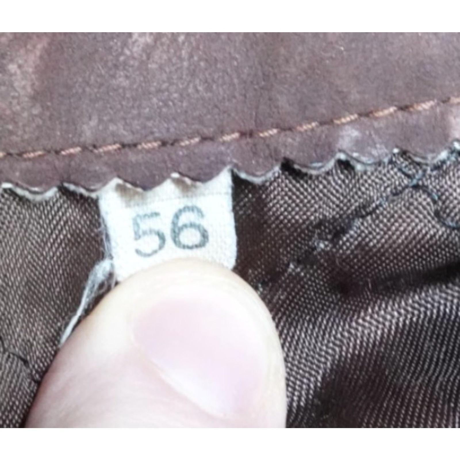 Vintage VINTAGE Flying Wear Bomber Jacket Mens XL Brown Leather Colar Spread Full Zip 90s Retro Motorcycle USA Army Western Rock Jacket Size US XL / EU 56 / 4 - 6 Thumbnail