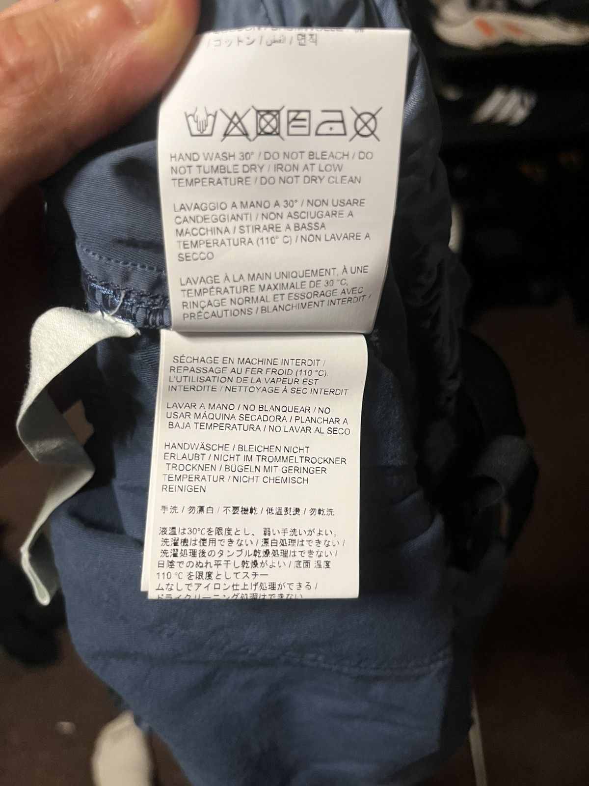 Off-White Off-White Parachute Cargo Pants Blue/White 18/19 Collection Size US 29 - 7 Thumbnail