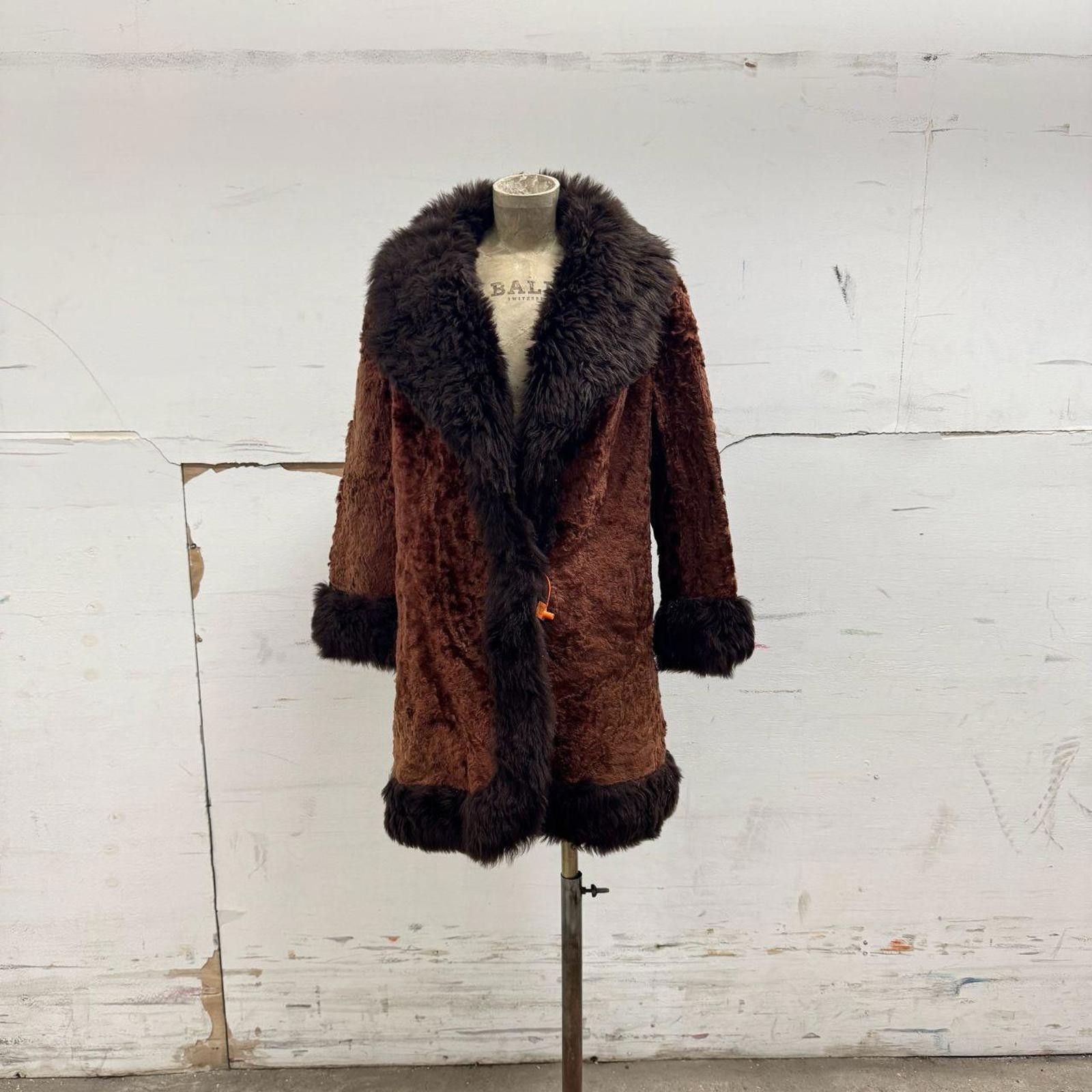 Other Vintage Penny Lane Genuine Lamb Fur Coat Size S / US 4 / IT 40 - 1 Thumbnail
